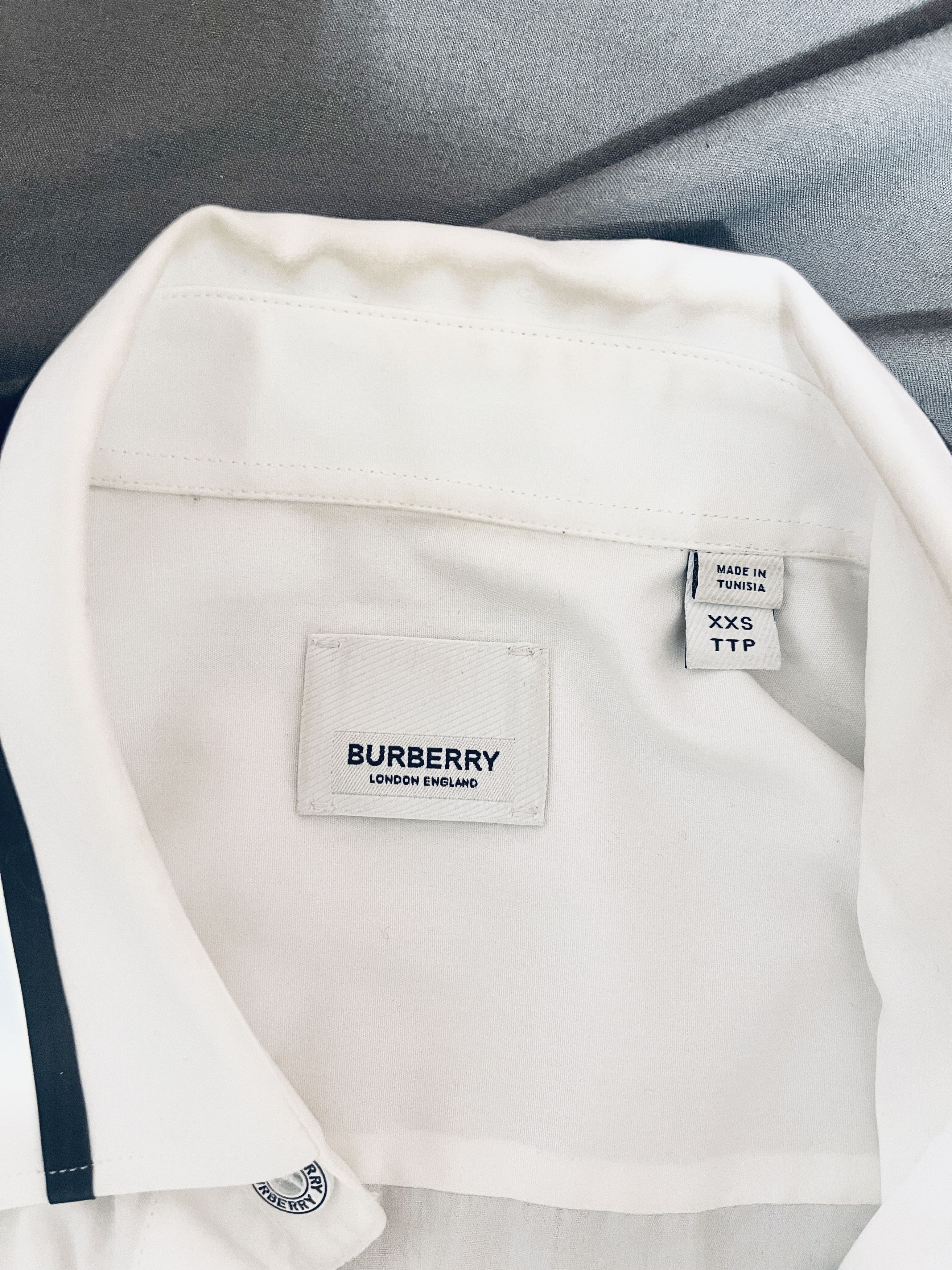 Burberry Burberry Men Dress shirt XXS white MSRP $500 Size US XXS / EU 40 - 5 Thumbnail