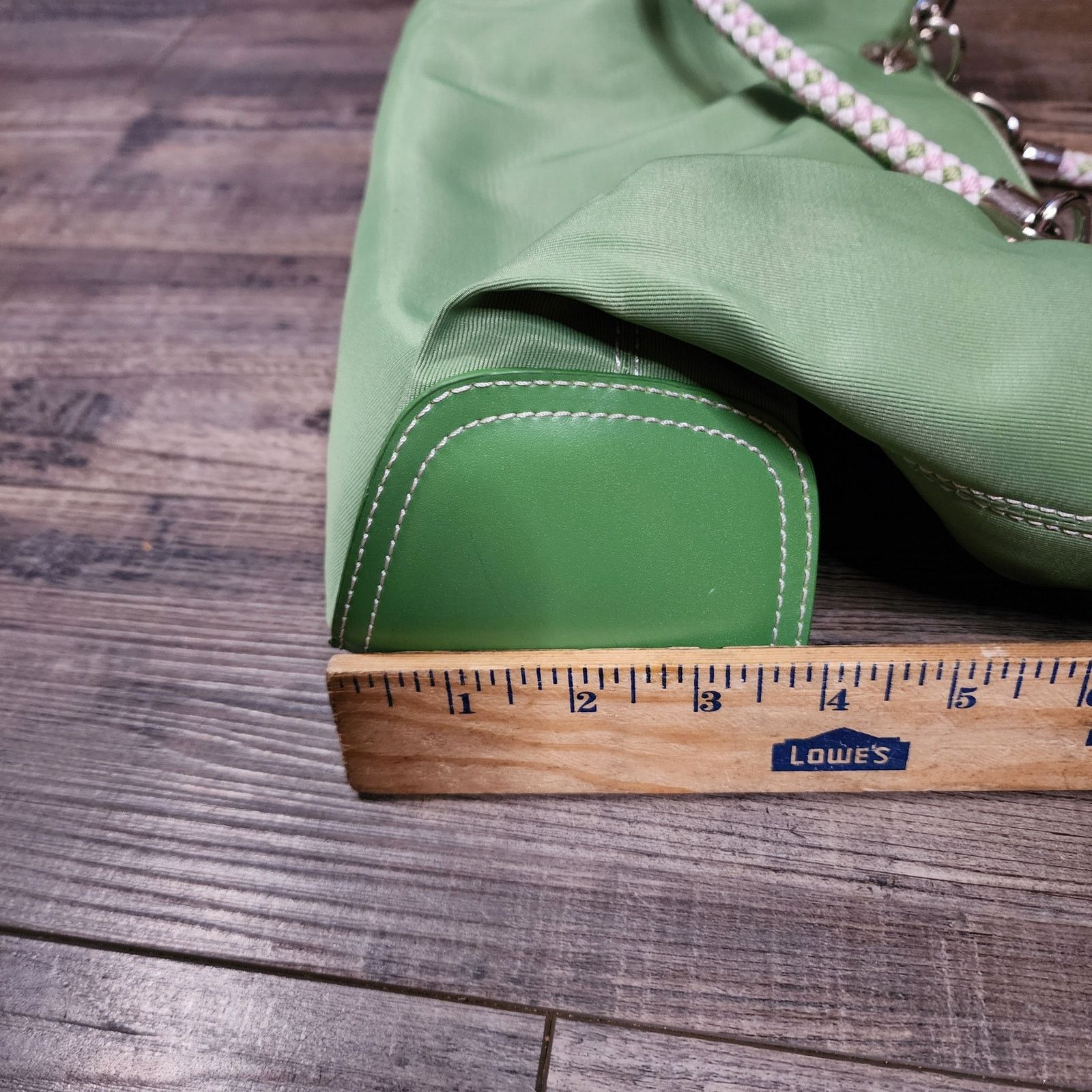 The Sak The Sak Green Canvas handbag Braided handle beautiful inside Size ONE SIZE - 11 Thumbnail