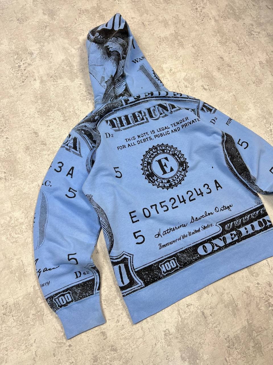 Supreme Supreme Benjamin Franklin 100 Dollar Bill Hoodie Size US L / EU 52-54 / 3 - 10 Thumbnail