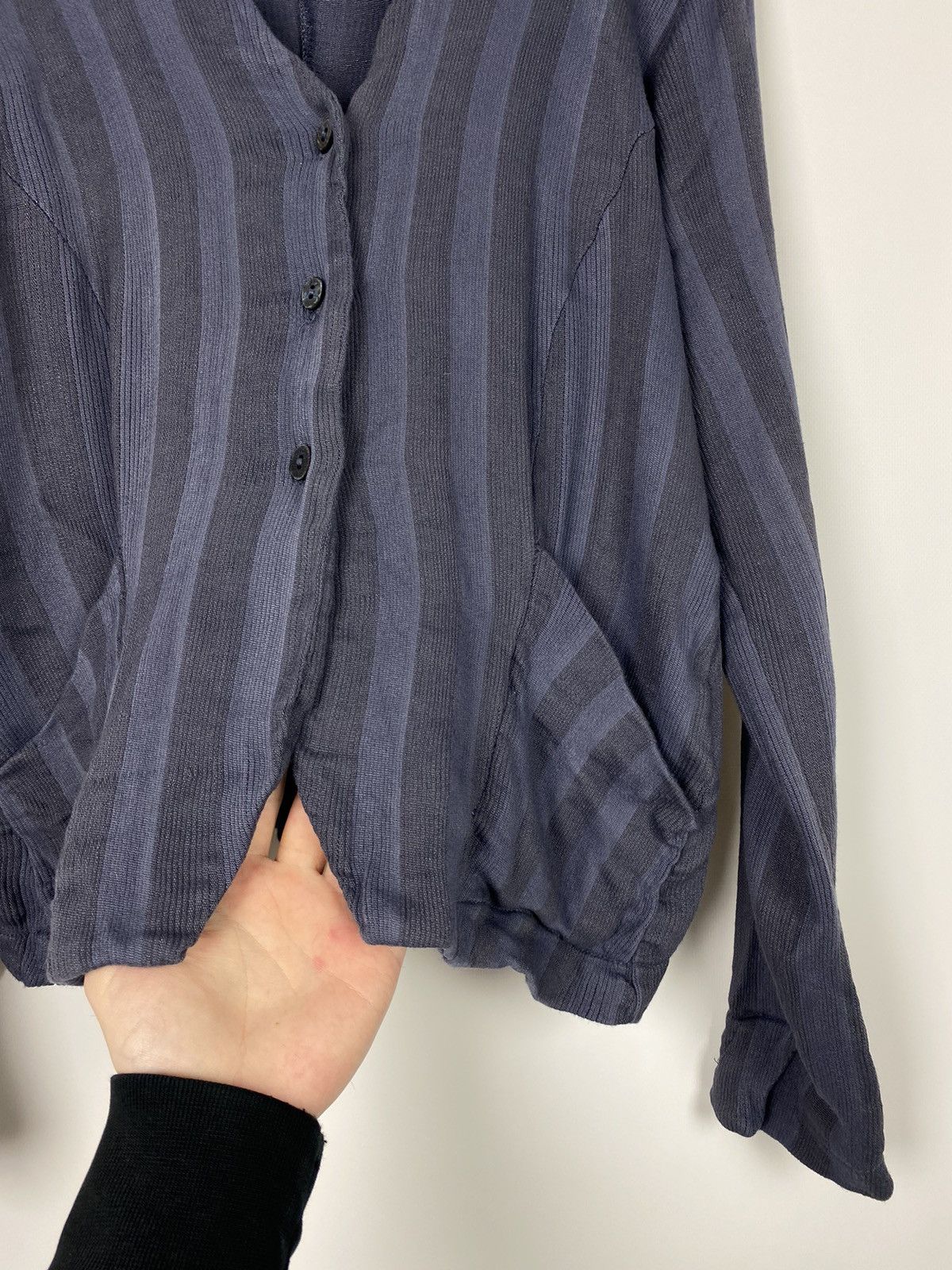 Transit Transit Par Such Striped Combined Linen Cardigan Size M / US 6-8 / IT 42-44 - 8 Thumbnail