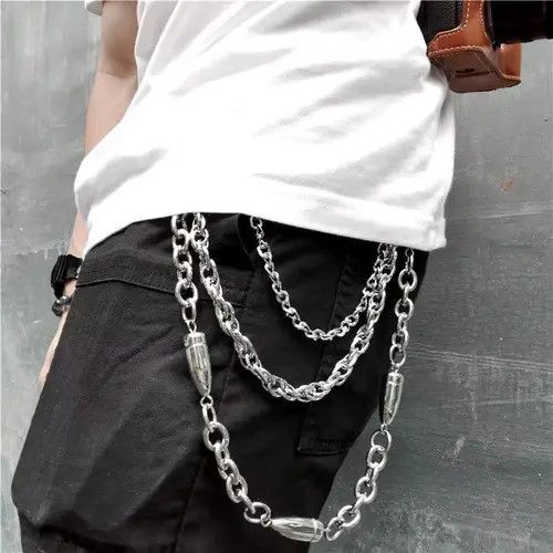 Jewelry Tomomi x Ayumi 3 layers Punk Long Metal Wallet Belt Chain Size ONE SIZE - 5 Thumbnail