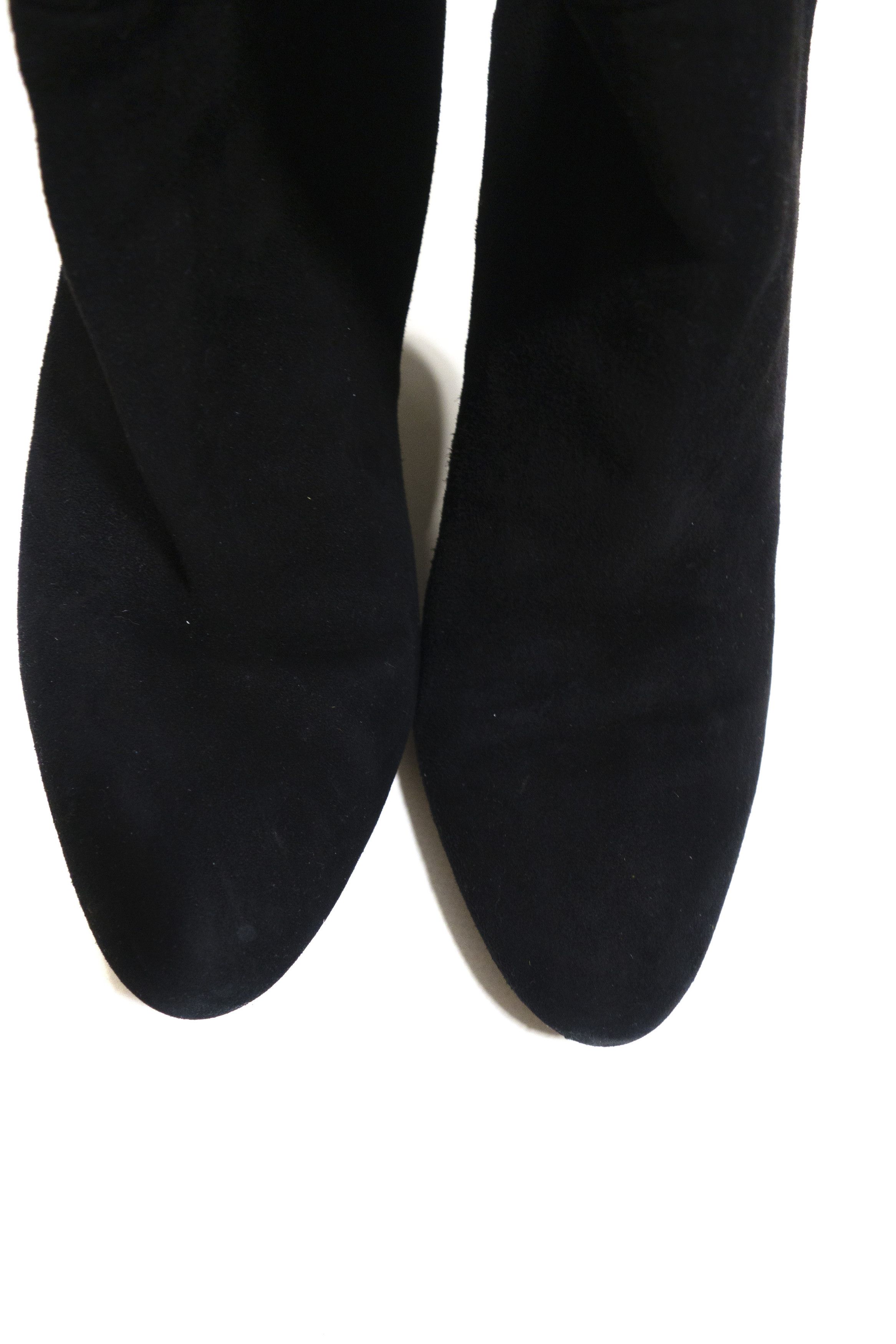 Jimmy Choo Suede High Knee Boots Size US 7 / IT 37 - 6 Thumbnail