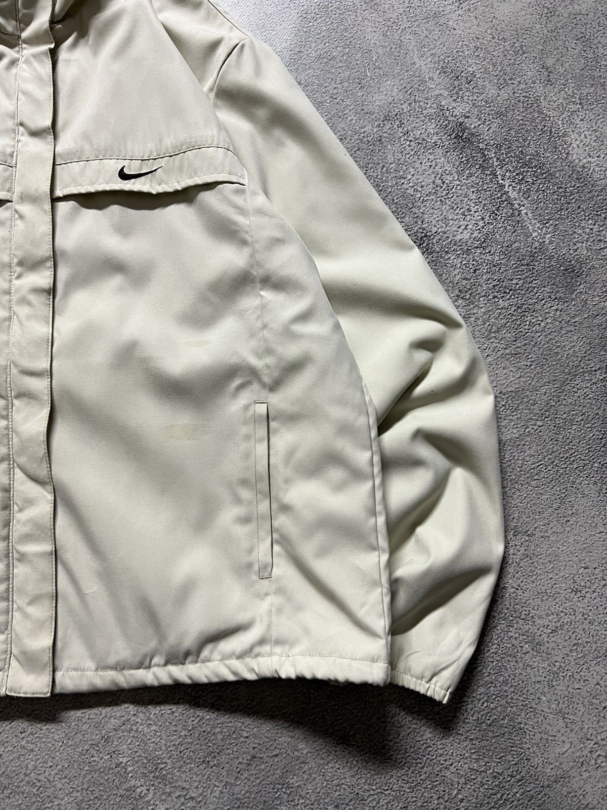 Nike × Vintage Vintage Y2k Nike 💛 Nylon Mini Swoosh Jacket 90’s Size S / US 4 / IT 40 - 8 Thumbnail