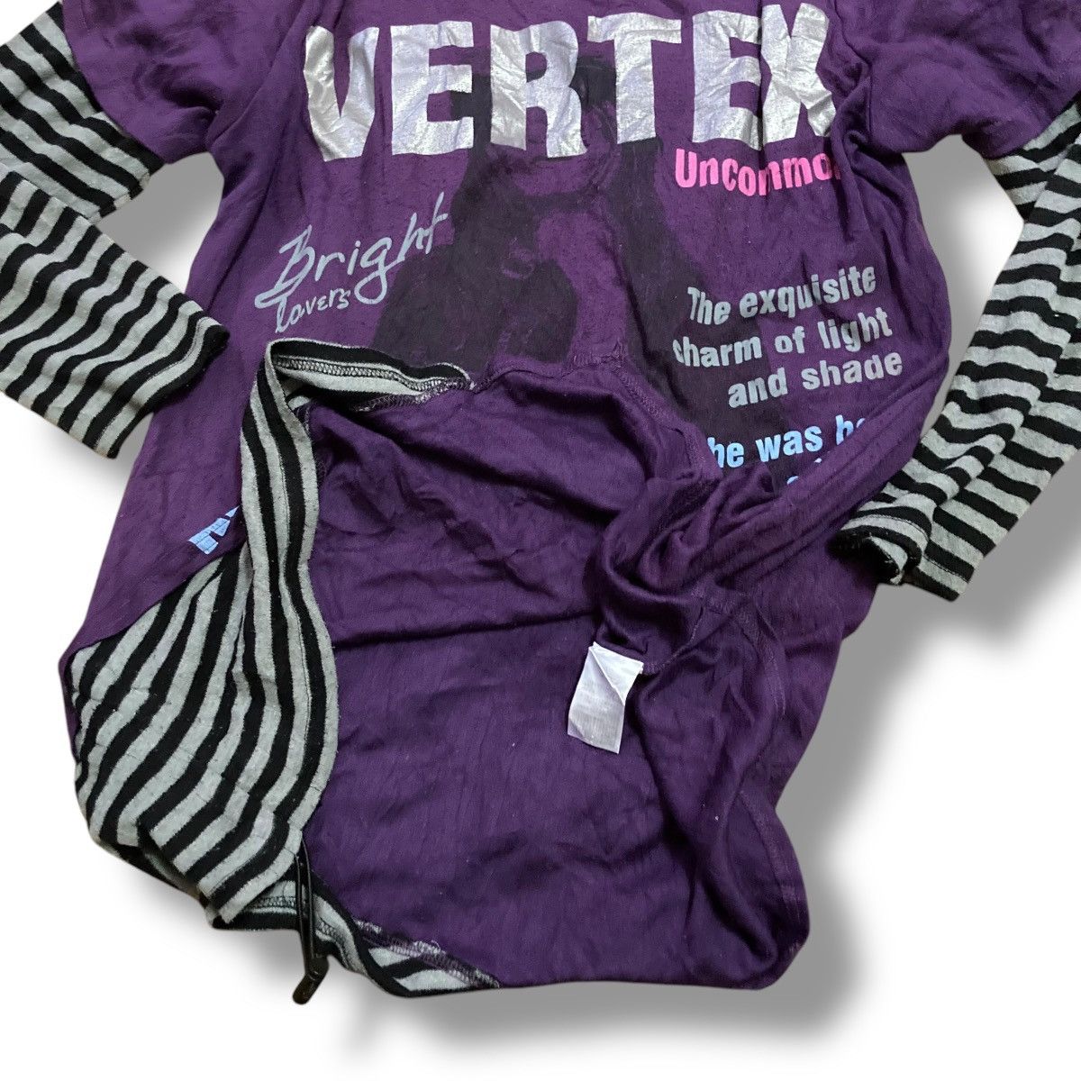If Six Was Nine ECRIRE SEXY LADIES WORDING DOUBLE LAYER LONG SLEEVE TSHIRT Size XXL / US 16-18 / IT 52-54 - 15 Thumbnail