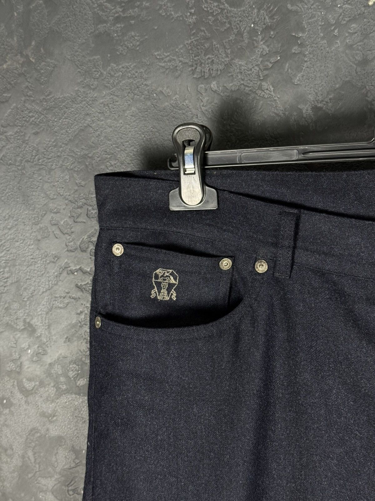 Brunello Cucinelli Brunello Cucinelli Italian-Fit Lana Wool Pants Mens Size 52 Size US 36 / EU 52 - 4 Thumbnail