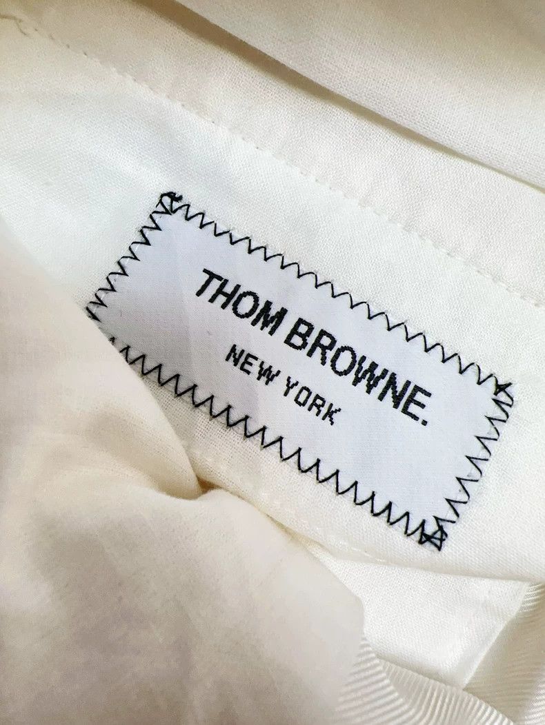 Thom Browne Thom Browne White trousers Size US 40 / EU 56 - 3 Thumbnail