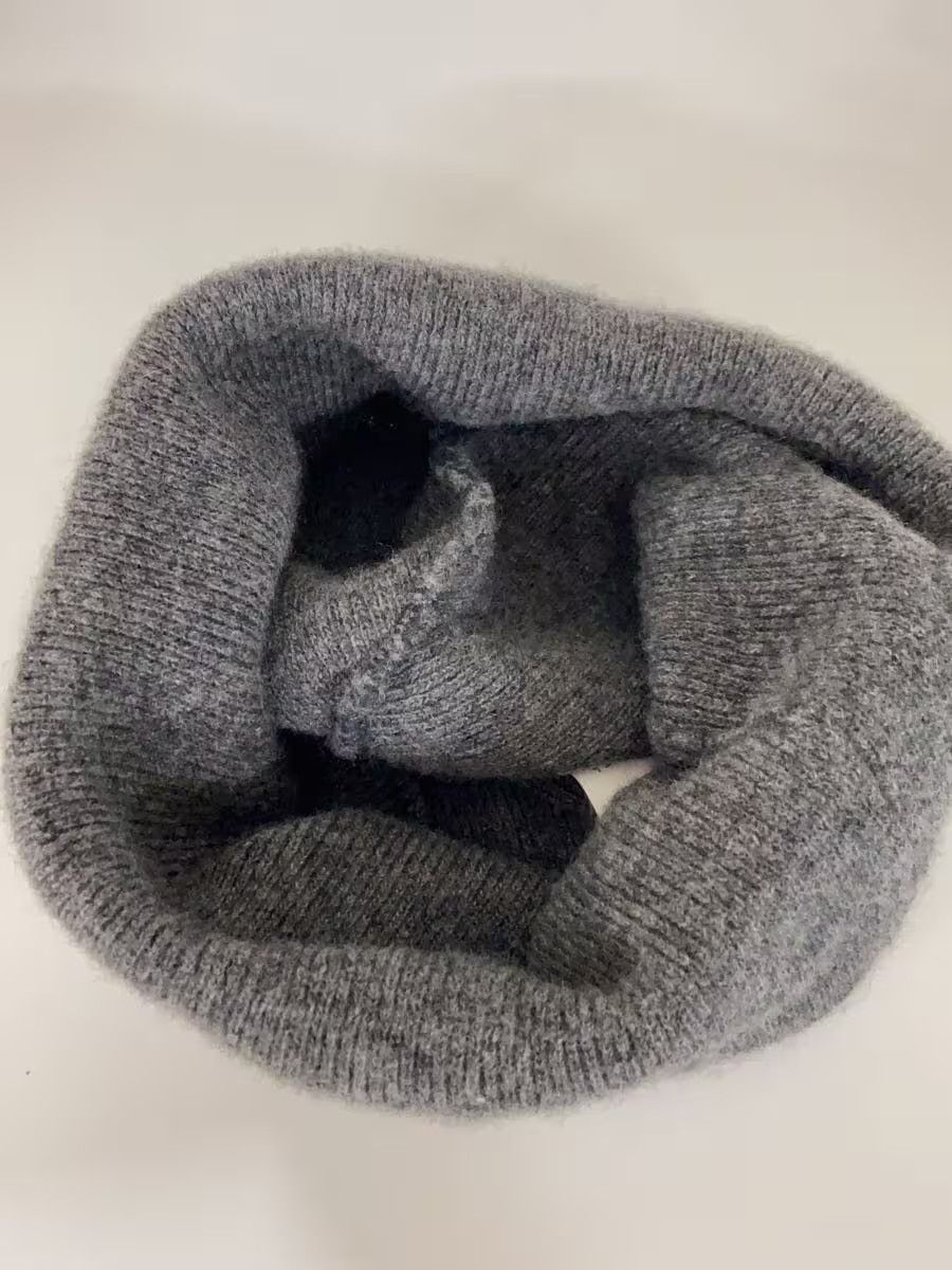 Yohji Yamamoto yohji yamamoto POUR HOMME Wool/Grey/Knit cap Size ONE SIZE - 3 Thumbnail