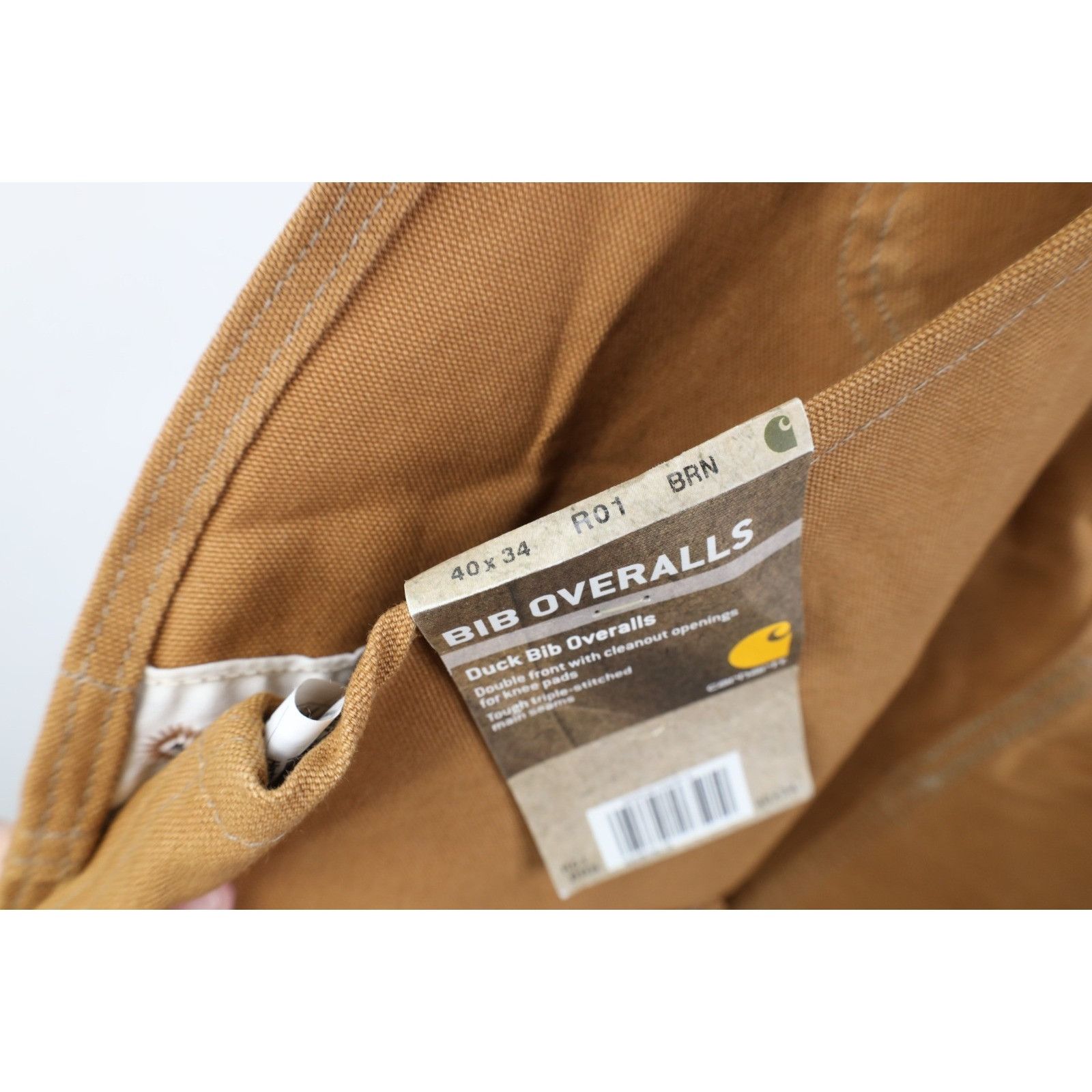 Carhartt Deadstock Vintage Y2K Carhartt Double Knee Duck Overalls Size US 40 / EU 56 - 13 Thumbnail