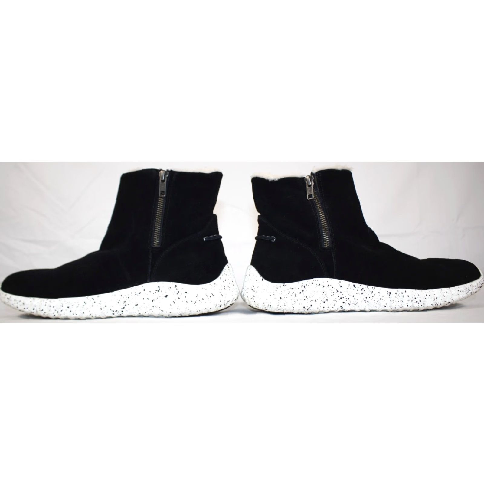 Johnston & Murphy Johnston & Murphy Boots Women’s 10 Kimberly XC4 Waterproof Suede Ankle Zip Black Size US 10 / IT 40 - 6 Thumbnail