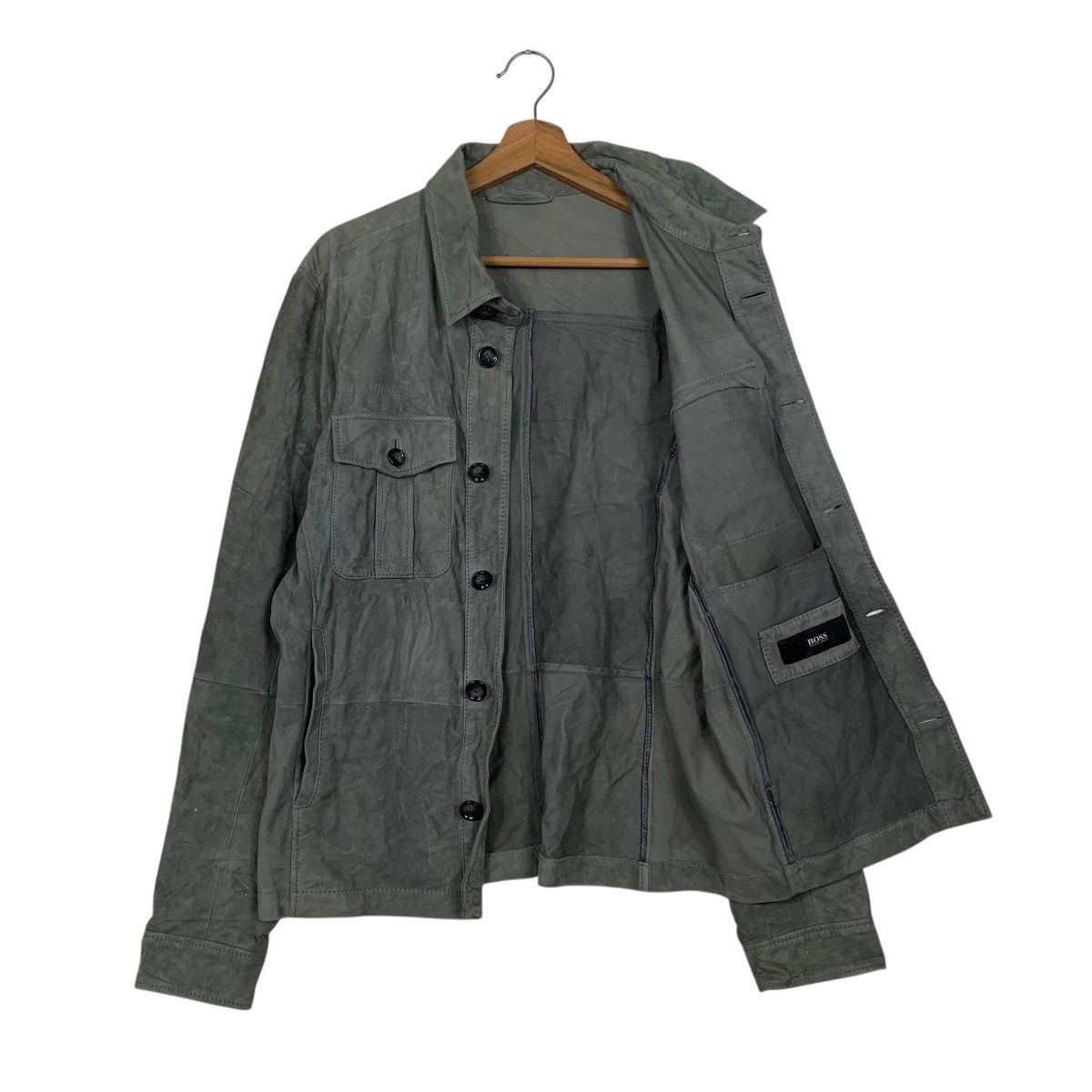 Hugo Boss Hugo Boss Suede Jacket Size US M / EU 48-50 / 2 - 9 Thumbnail