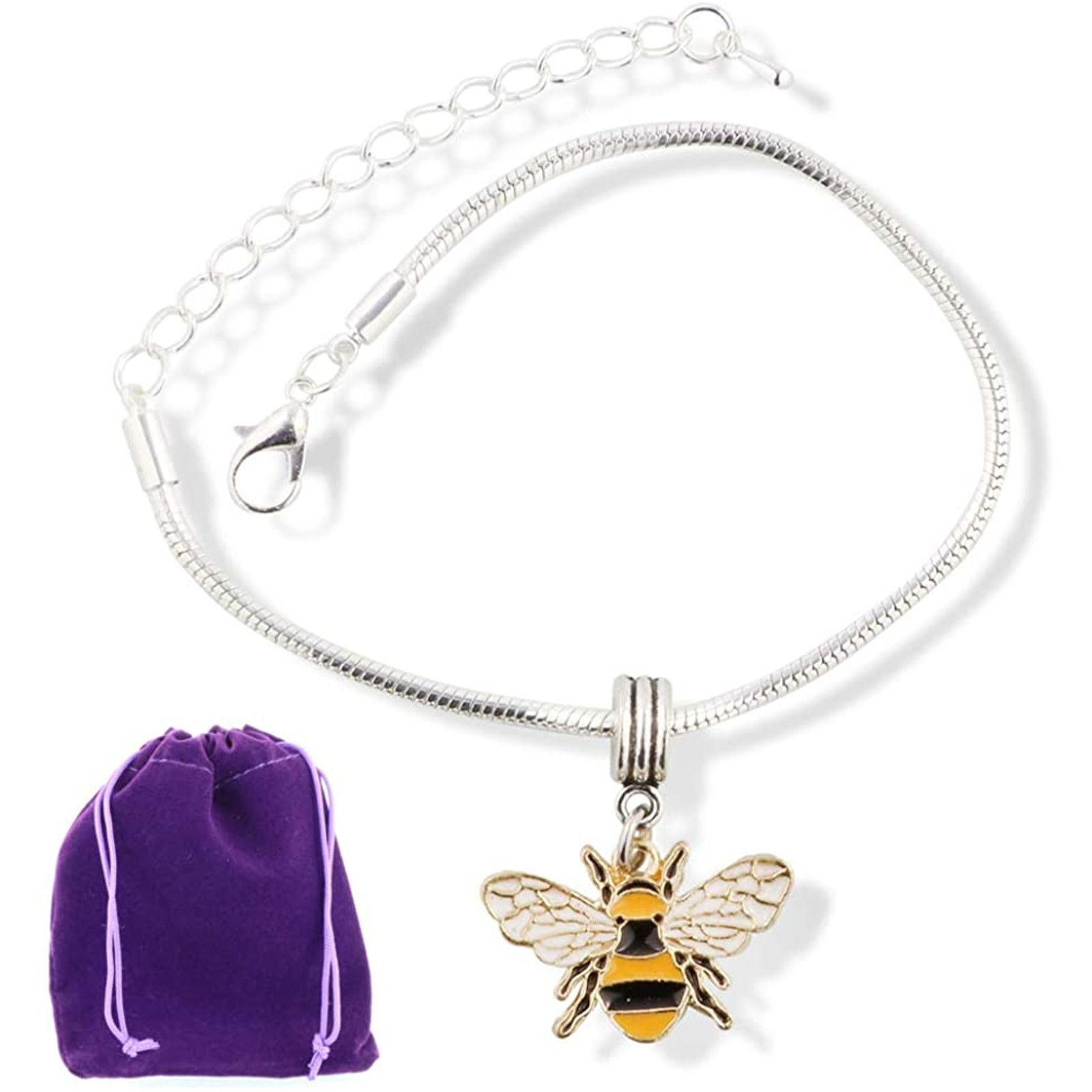 & Other Stories Bee Bracelet | Stainless Steel Jewelry Bumble Bee Gift Size ONE SIZE - 1 Thumbnail