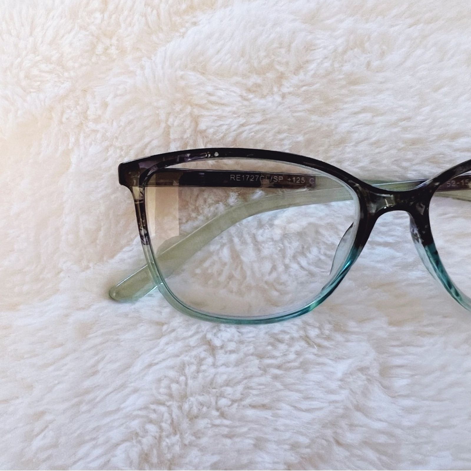 Other Eli Light Blue & Black Two Tone Reader Glasses Size ONE SIZE - 3 Thumbnail