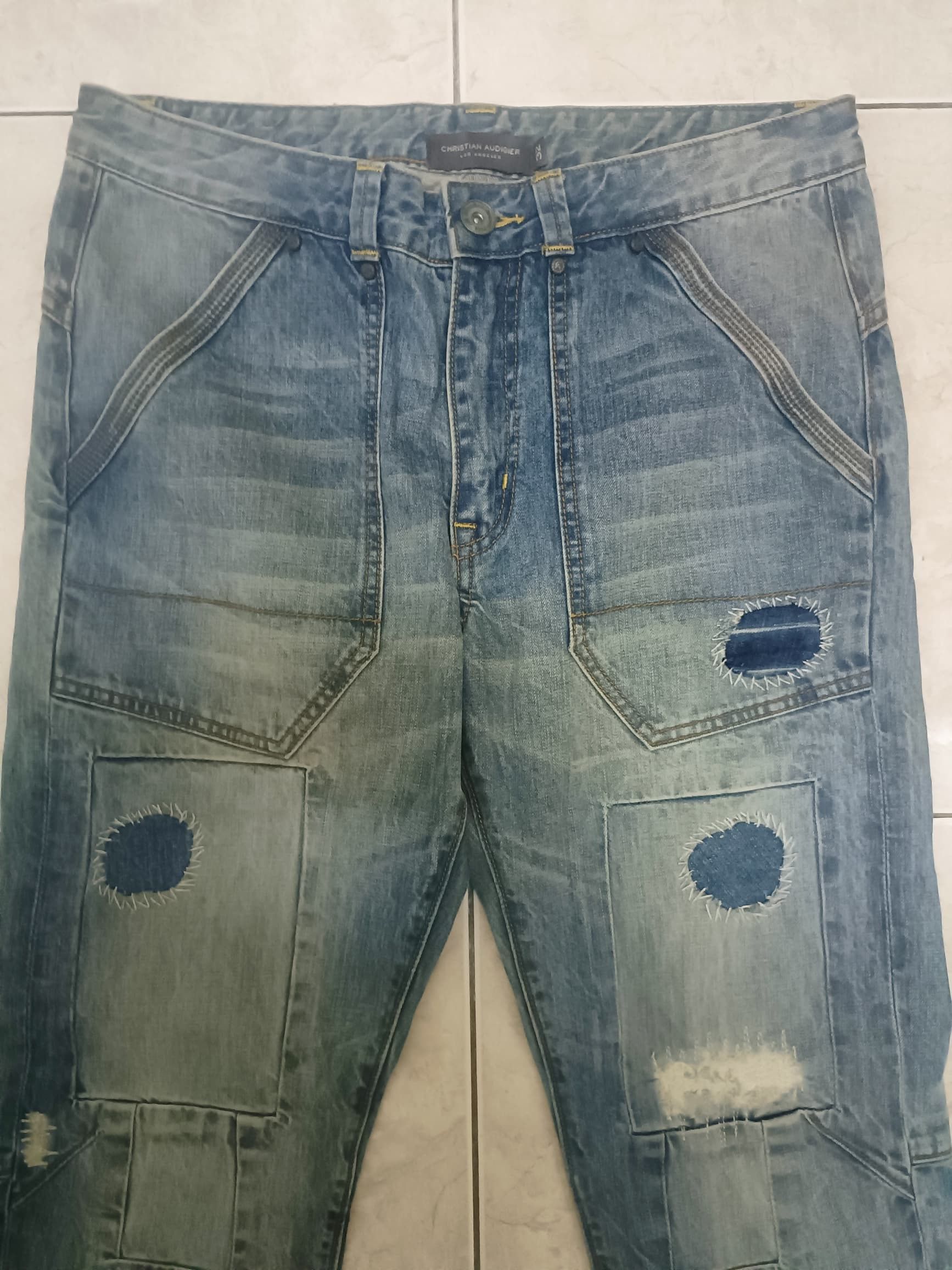 Christian Audigier Christian Audigier Custom Denim Size 32" Size US 32 / EU 48 - 2 Thumbnail