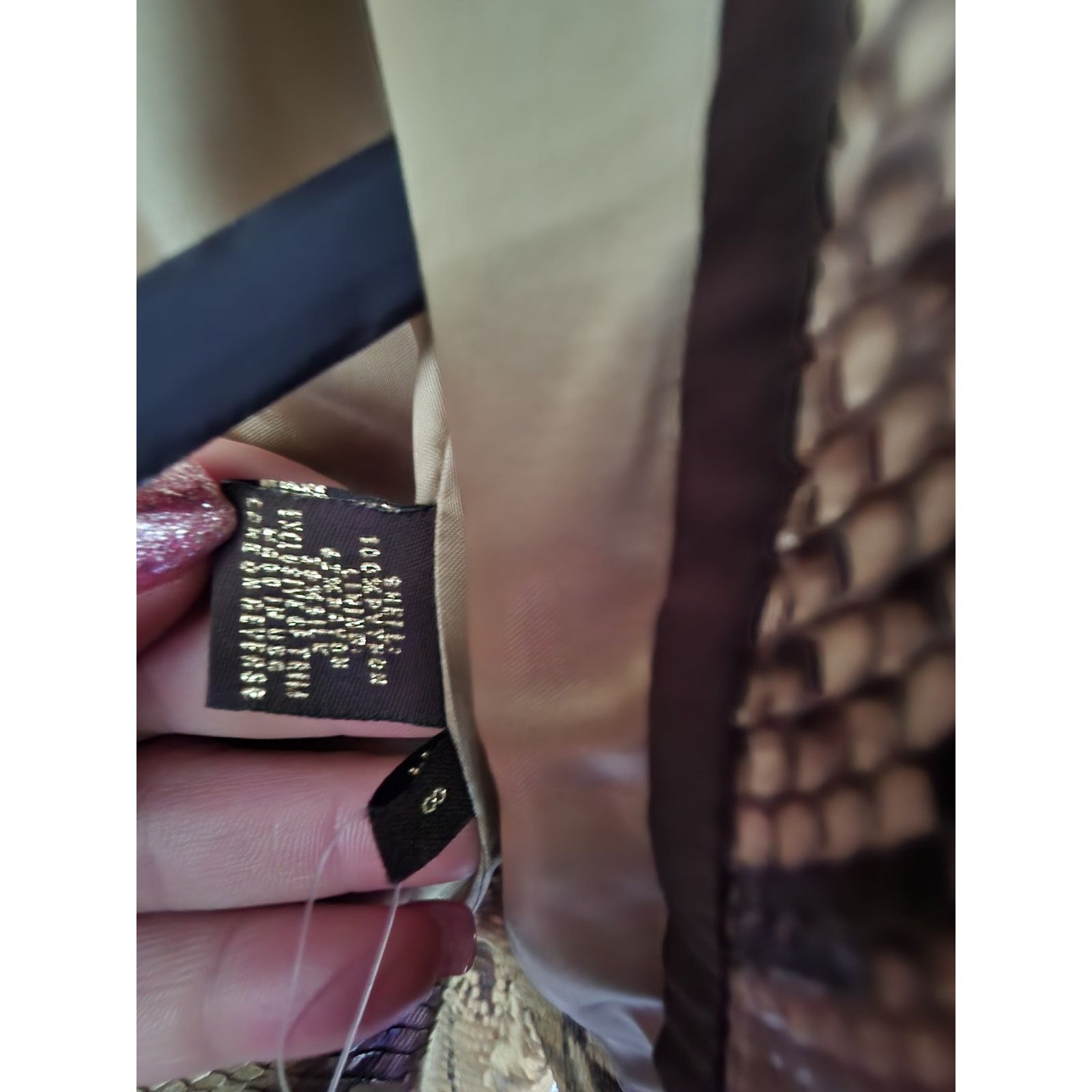 Coach COACH 100% Python Womens Size 8 NWT Jacket Size M / US 6-8 / IT 42-44 - 6 Thumbnail