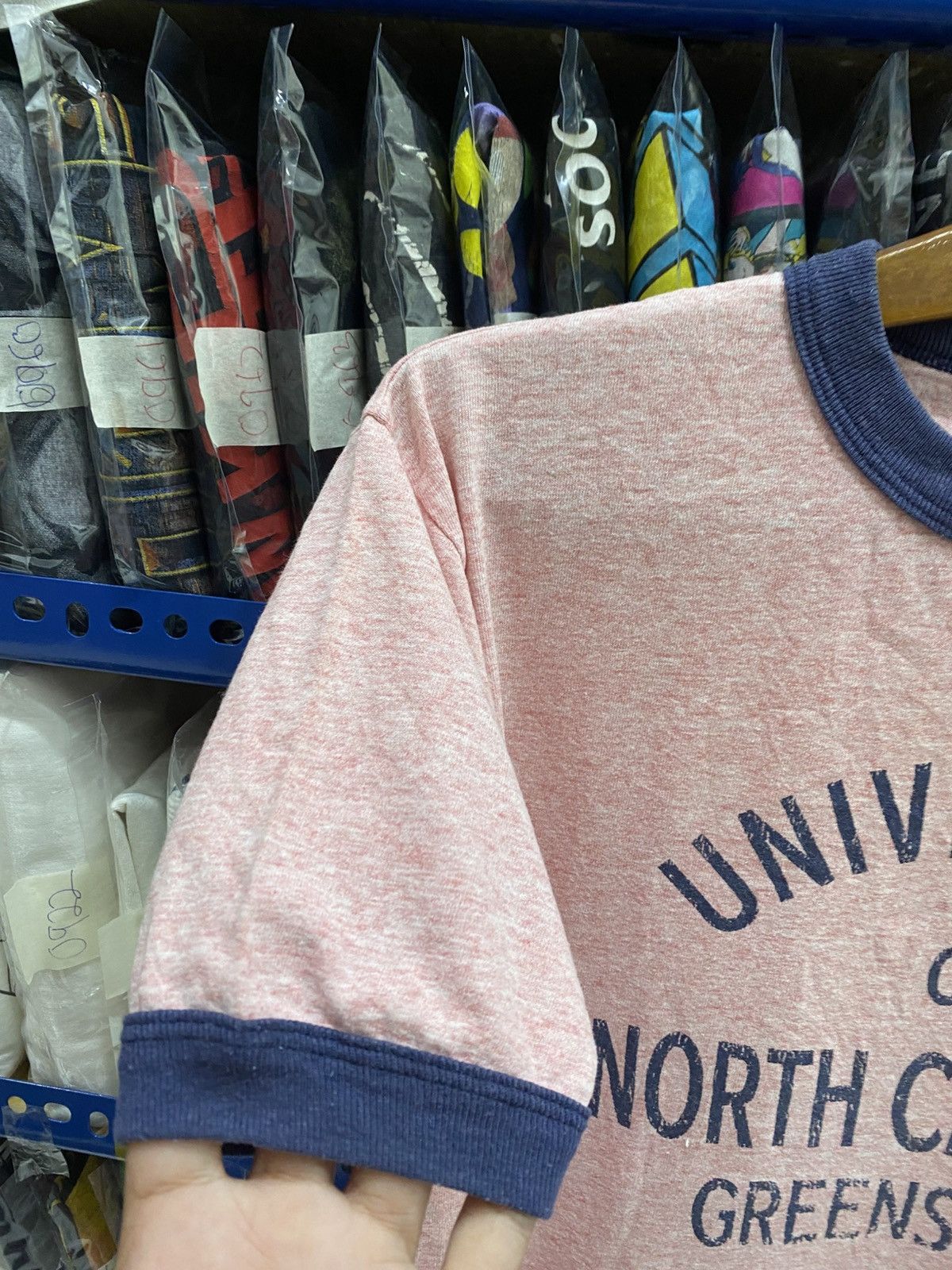 Vintage VINTAGE UNIVERSITY OF NORTH CAROLINA RINGER TSHIRT Size US S / EU 44-46 / 1 - 4 Thumbnail