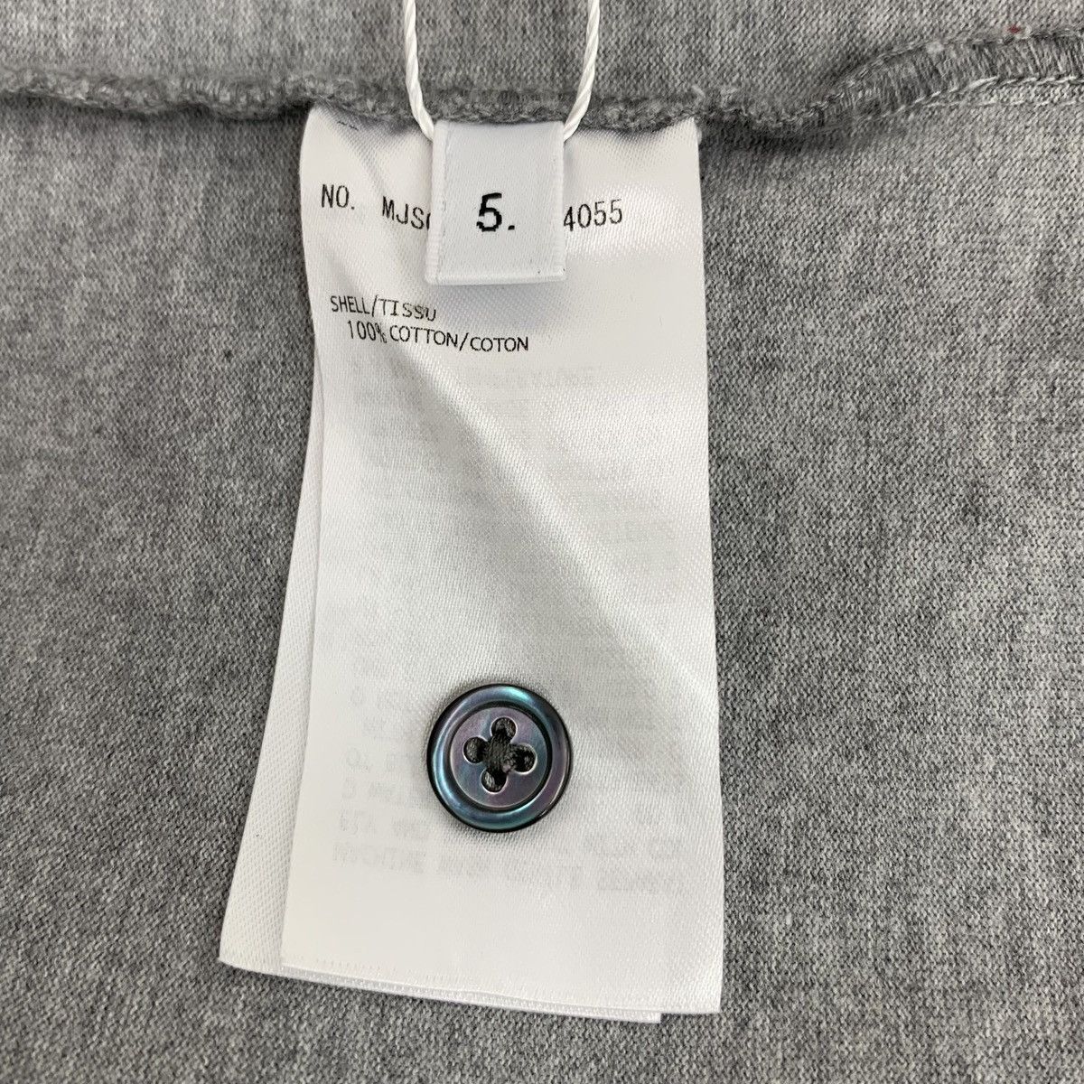 Thom Browne THOM BROWNE Gray Striped Cotton Short Sleeve T-Shirt Size US XL / EU 56 / 4 - 7 Thumbnail