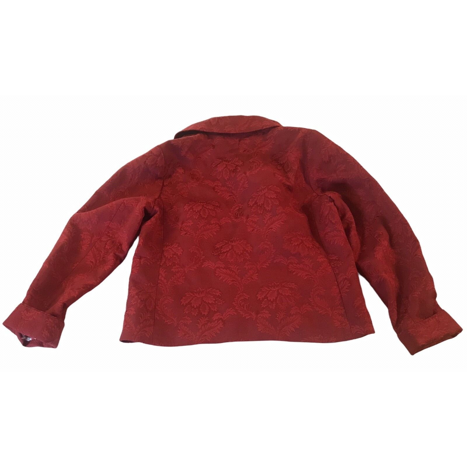 Talbots talbot Womens Choices Sz Medium Pea Coat Red Big Buttons Sof Size M / US 6-8 / IT 42-44 - 6 Thumbnail