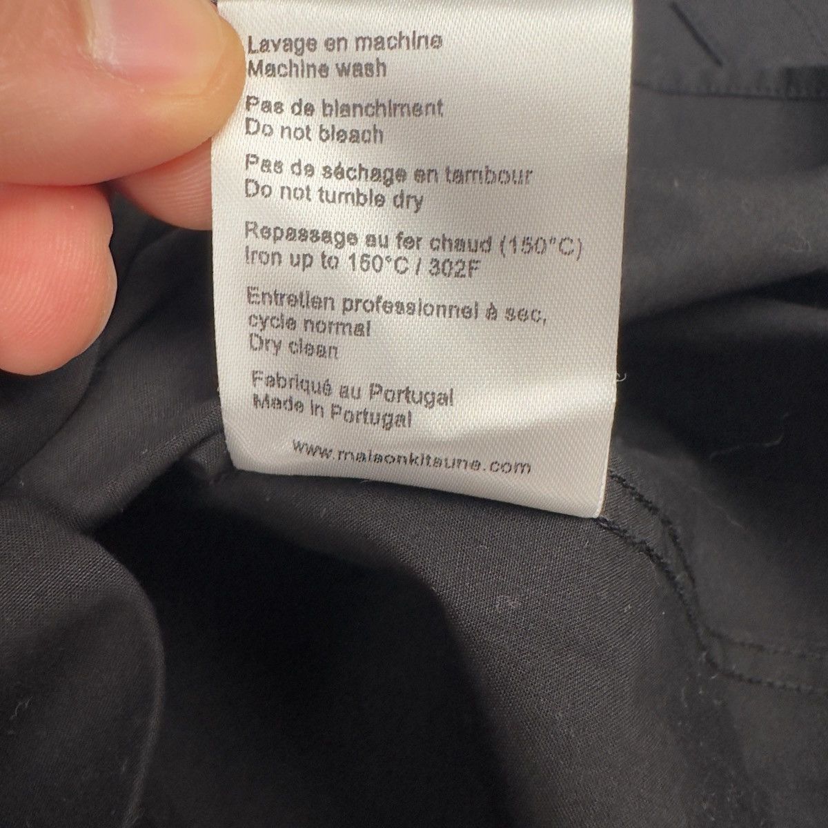 Maison Kitsune Maison Kitsune Paris Mens Black Button Down Shirt Small Size US S / EU 44-46 / 1 - 6 Thumbnail