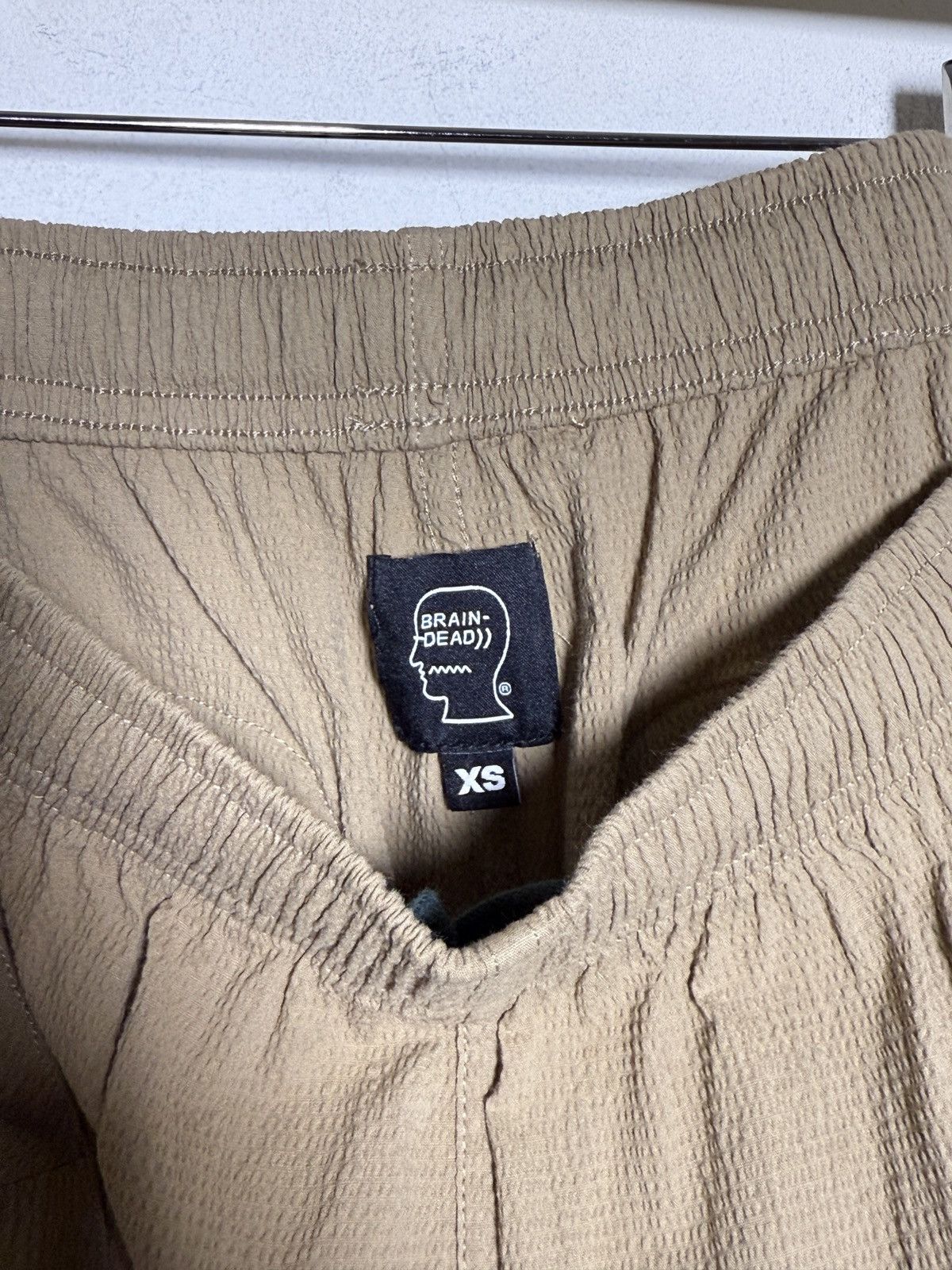Brain Dead BRAIN DEAD Stretch Cotton Soccer Shorts Beige m-l Size US 34 / EU 50 - 6 Thumbnail