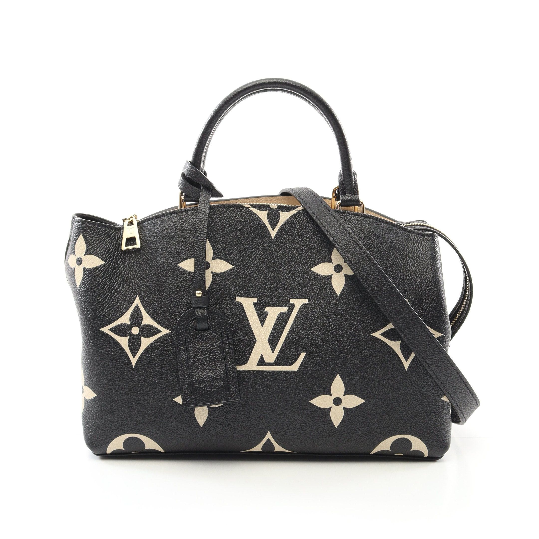 Louis Vuitton Louis Vuitton Petit Pare Pm Bicolor Monogram Empreinte Handbag Leather Black Beige Size ONE SIZE - 1 Thumbnail