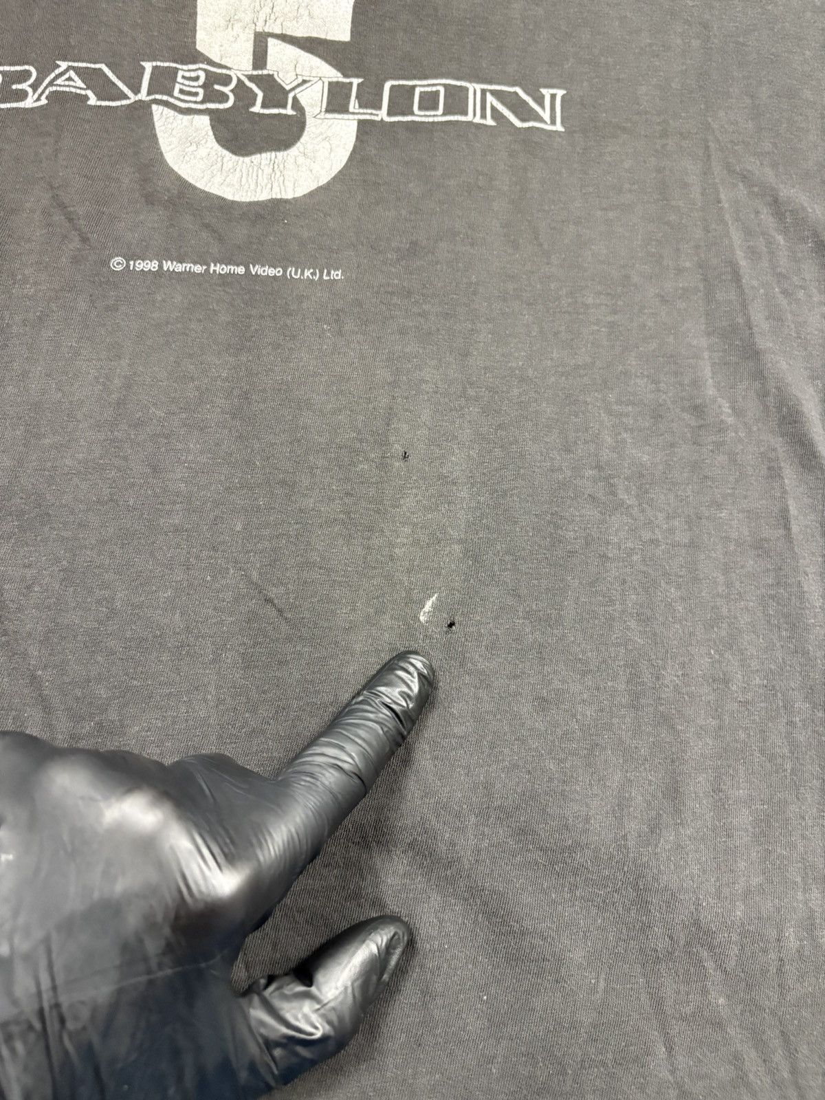 Vintage Vintage 1998 Babylon 5 Warner Home Video Shirt Black XL 90s Size US XL / EU 56 / 4 - 5 Thumbnail