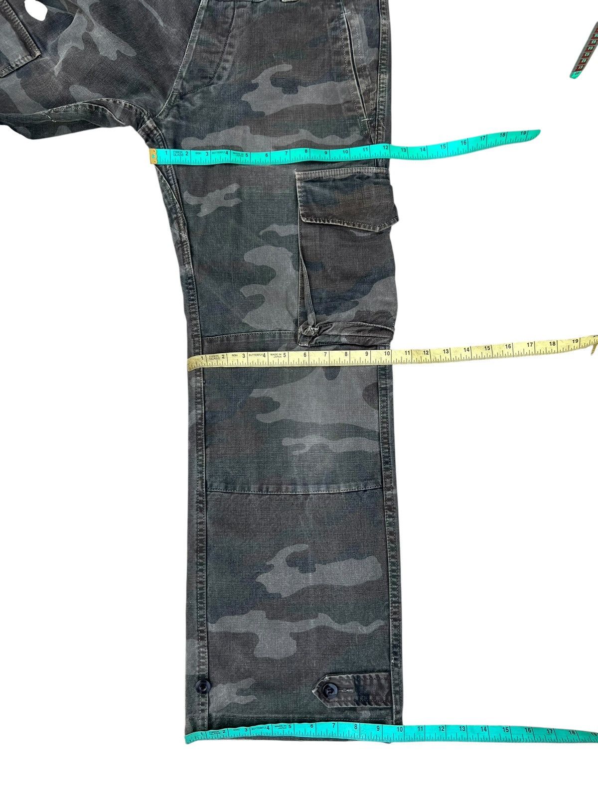 wjk WJK Japan Fade Military Camouflage Cargo Trouser Pant Size US 31 - 5 Thumbnail