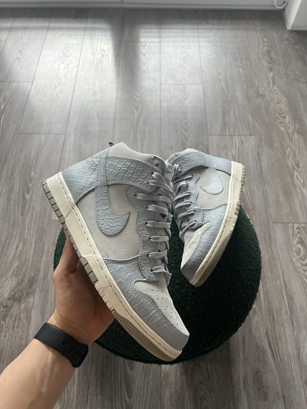 Japanese Brand × Nike ‼️Nike Dunk High CMFT Premium Zoom Python Grey Pattern Shoes‼️ Size US 9.5 / EU 42-43 - 8 Thumbnail