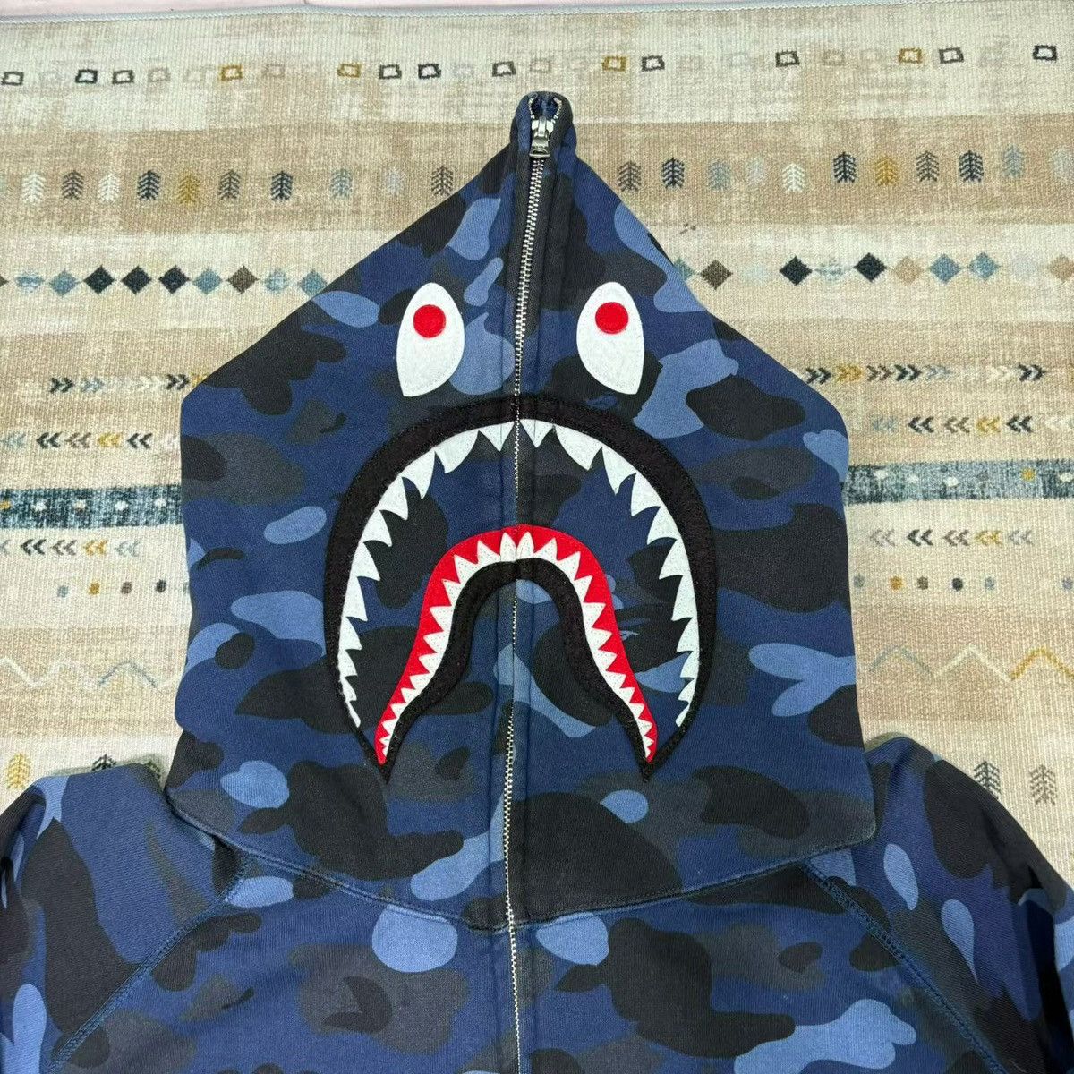 Bape 1ST CAMO SHARK FULL ZIP HOODIE Size US XXL / EU 58 / 5 - 2 Thumbnail