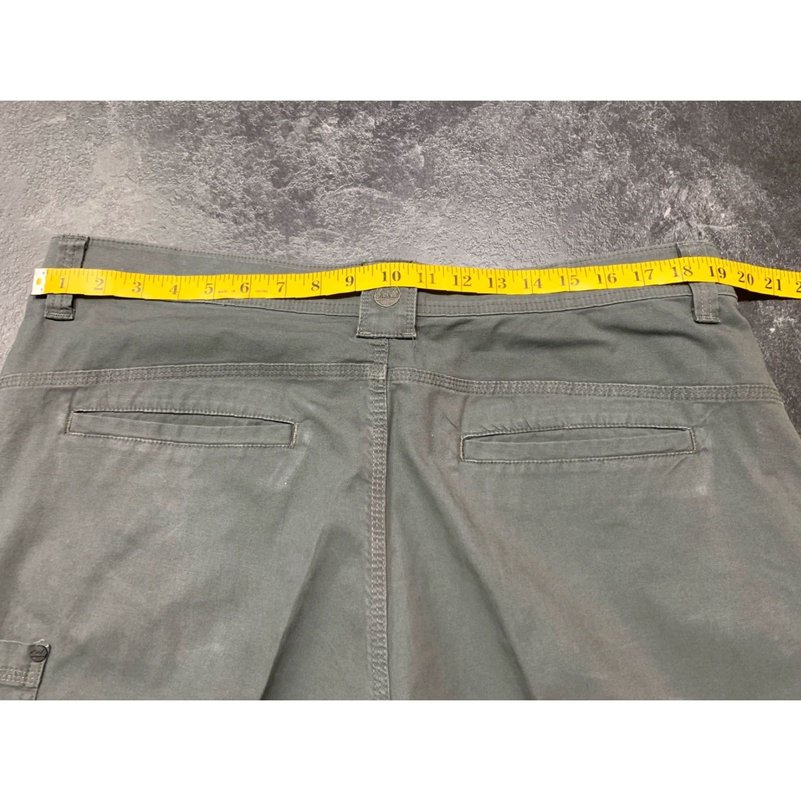 Wrangler Wrangler Mens Shorts 38 Casual Outdoor Performance Chino Flat Front Green Cotton Nylon Spandex Size US 38 / EU 54 - 7 Thumbnail