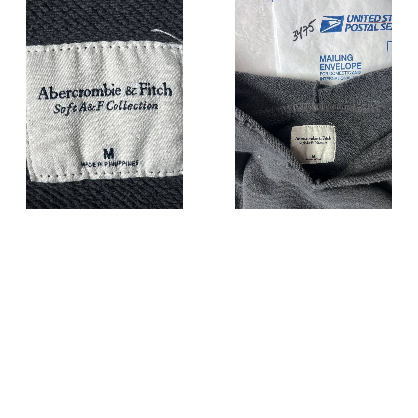 Abercrombie & Fitch Abercrombie & Fitch Hoodie Gray Oversized Crop Pullover Women Size Medium Size M / US 6-8 / IT 42-44 - 8 Thumbnail