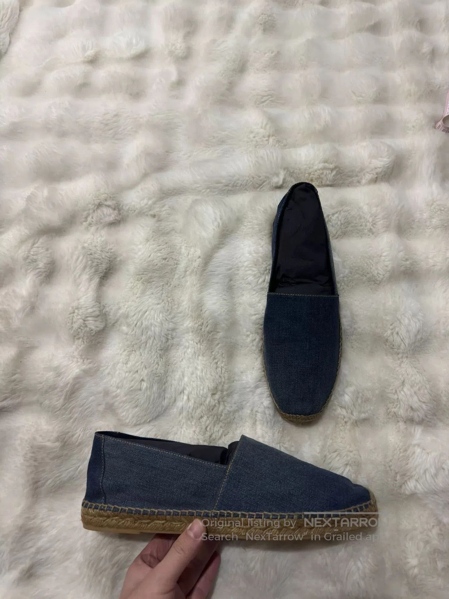Saint Laurent Paris Saint Laurent SLP Men's Gold Logo Espadrilles. Size US 12 / EU 45 - 4 Thumbnail
