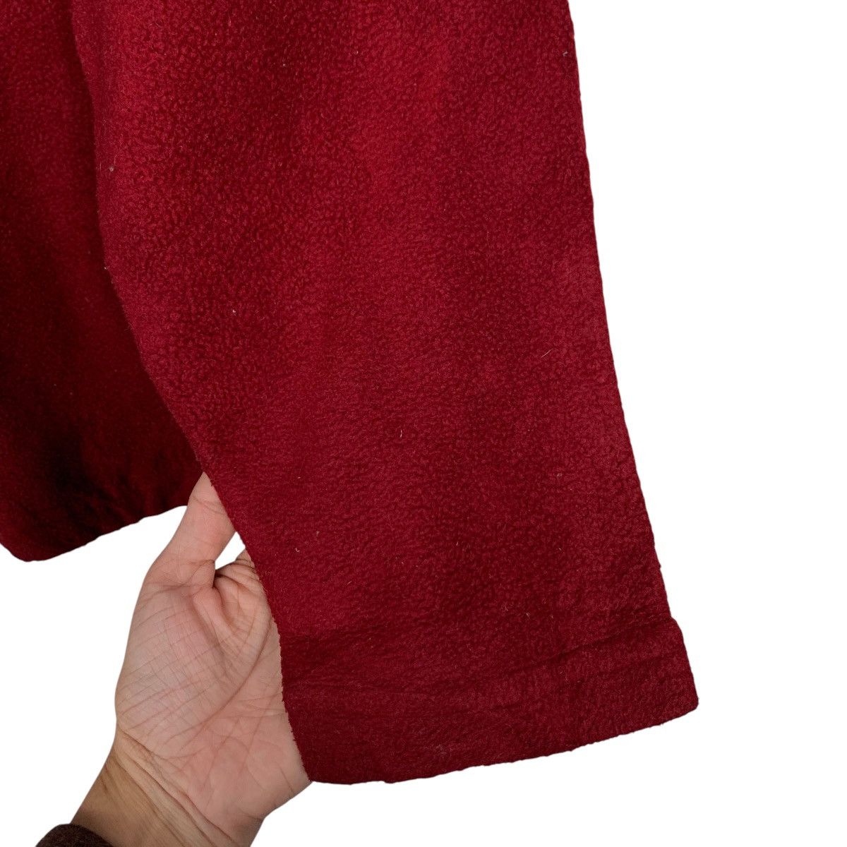 Quiksilver QUIKSILVER Pullover Red Fleece Crewneck Sweater #1585-C71 Size US L / EU 52-54 / 3 - 9 Thumbnail