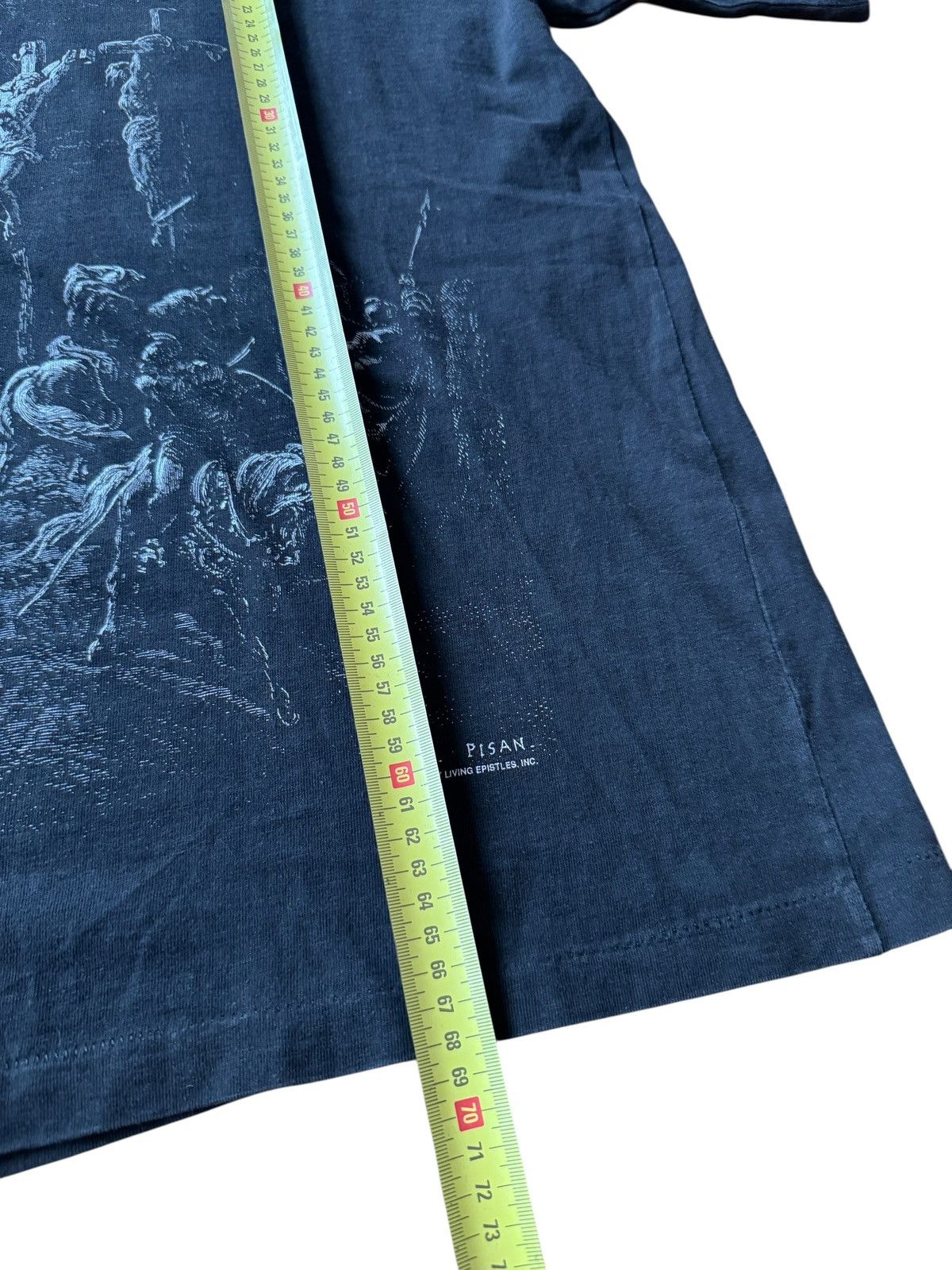 Vintage *RARE* 90s VINTAGE GUSTAVE DORE ART TEE GOD JESUS BIBLE TEE Size US XL / EU 56 / 4 - 13 Thumbnail