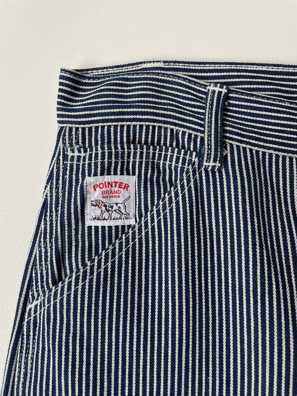 Comme des Garcons S/S 06 Wide Leg Striped Work Trousers Size US 34 / EU 50 - 3 Thumbnail