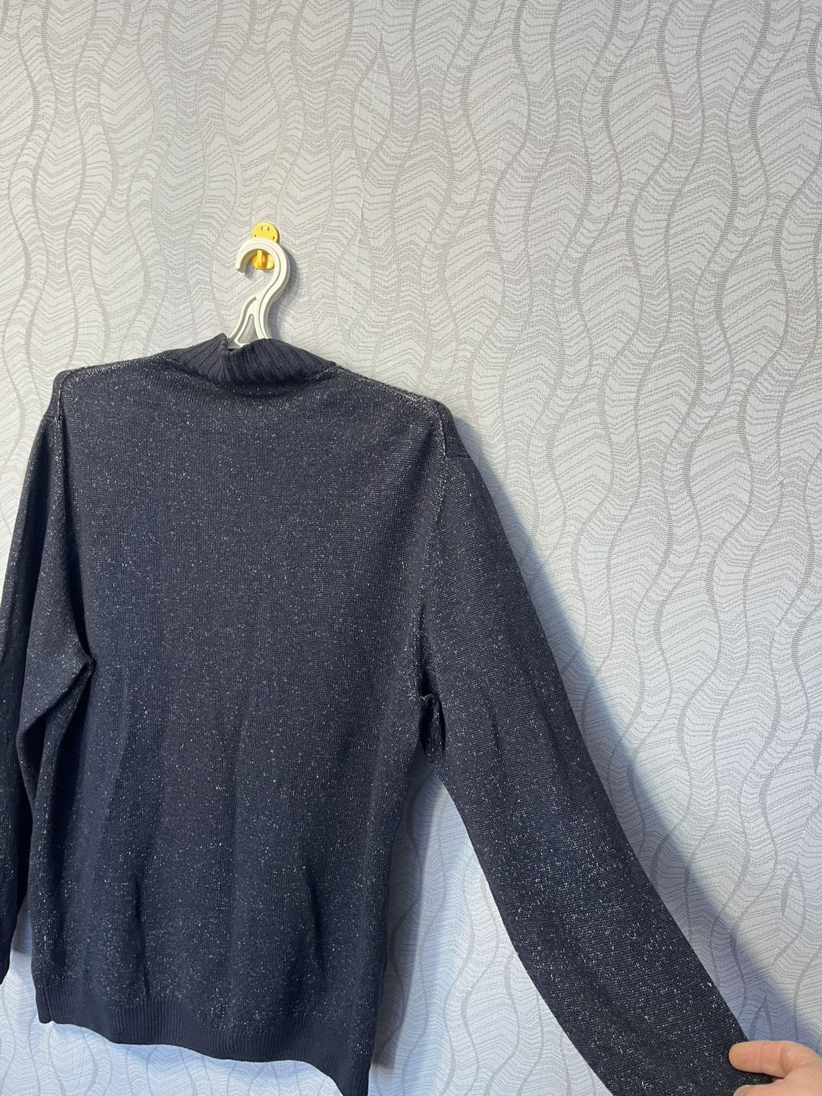 Loro Piana Loro Piana Half-Zip Jupmer Sweater Cashmere Linen Silk XXL Size US XXL / EU 58 / 5 - 9 Thumbnail