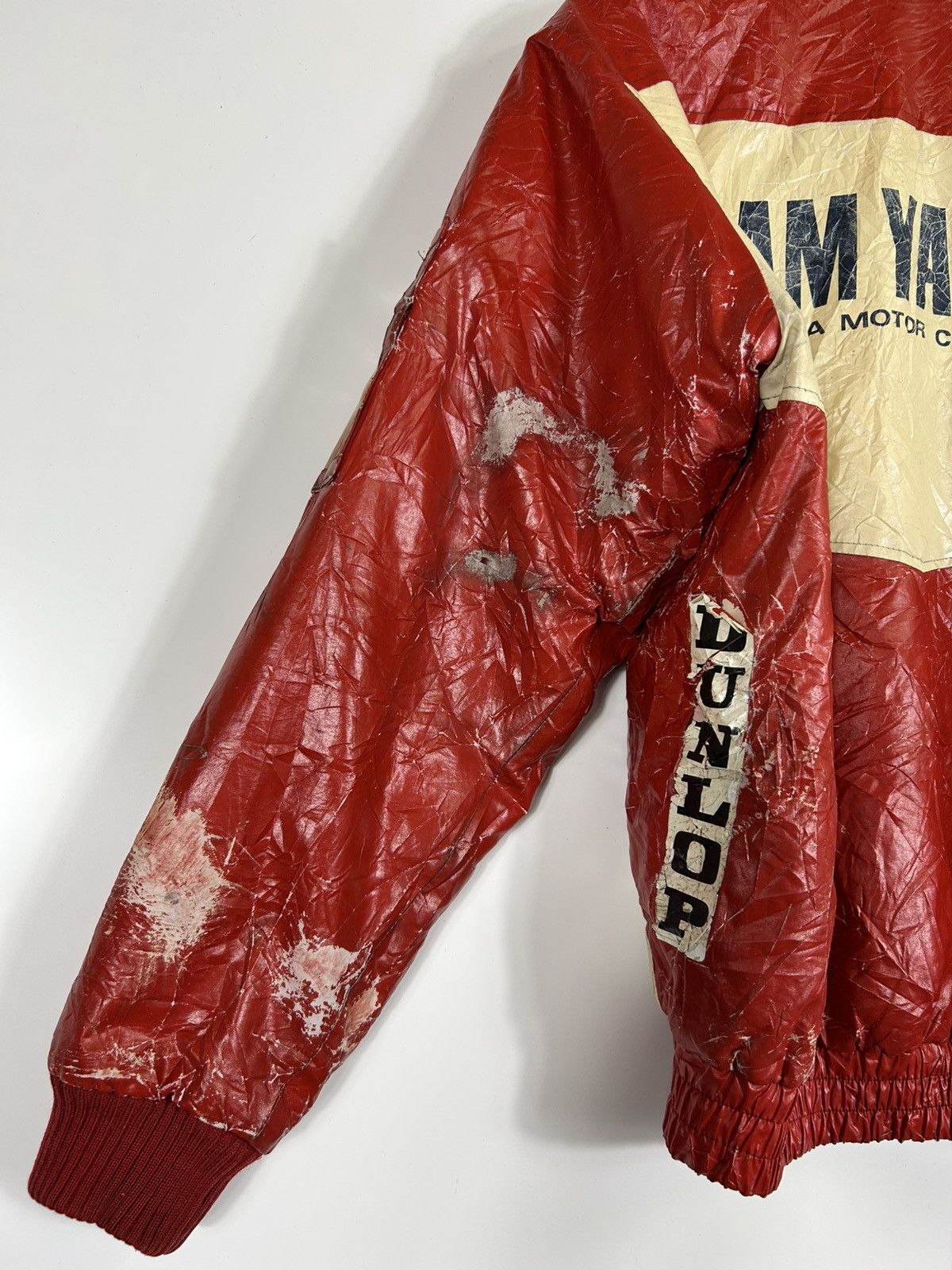 Vintage × Yamaha ⚡️Vintage Team Yamaha Motorsport Distressed Bomber Jacket Size US M / EU 48-50 / 2 - 19 Thumbnail