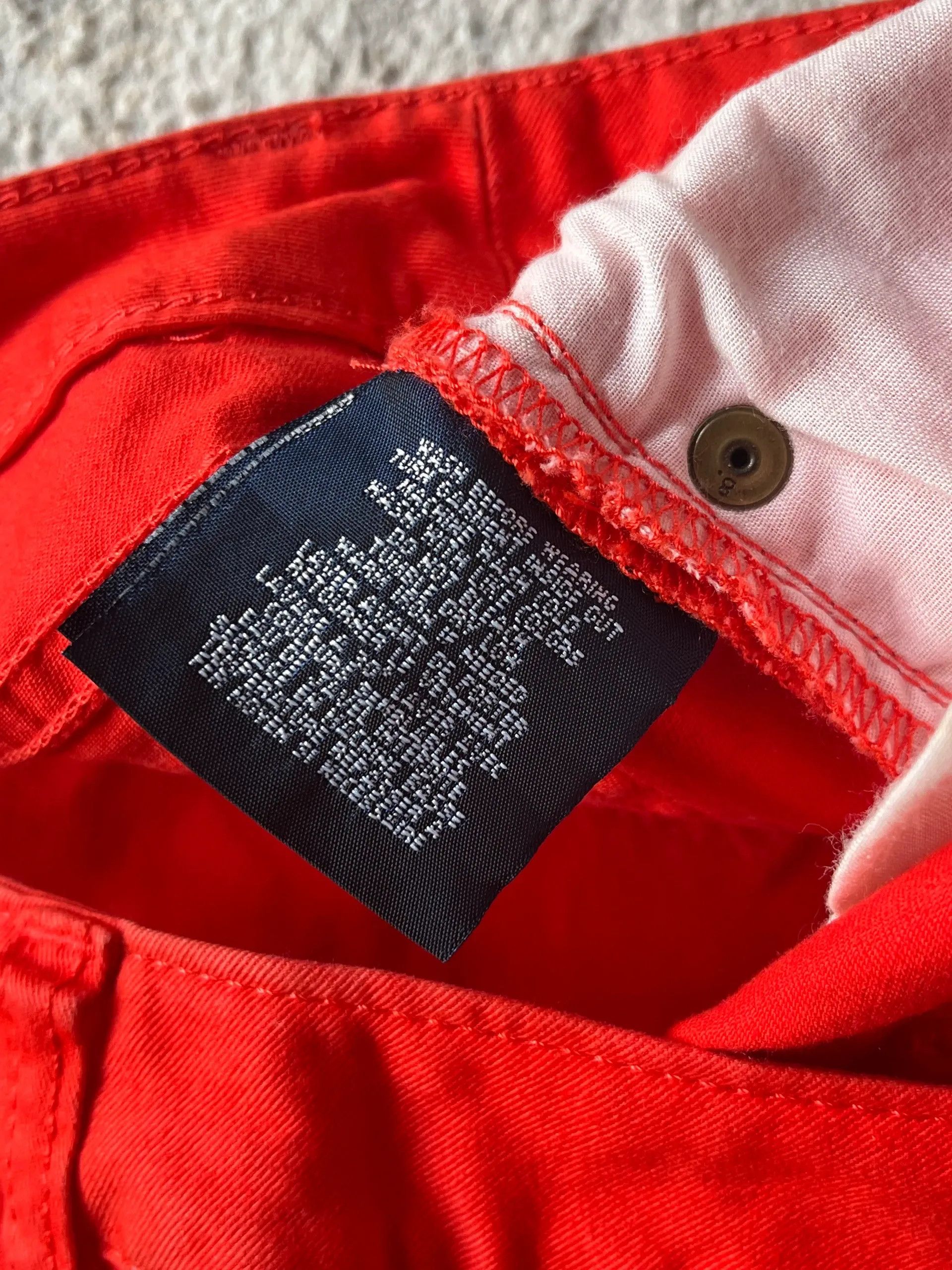 Polo Ralph Lauren Polo Ralph Lauren Bowery Skinny Sz 16 / XS Red Jeans Size 24" / US 00 / IT 34 - 9 Thumbnail