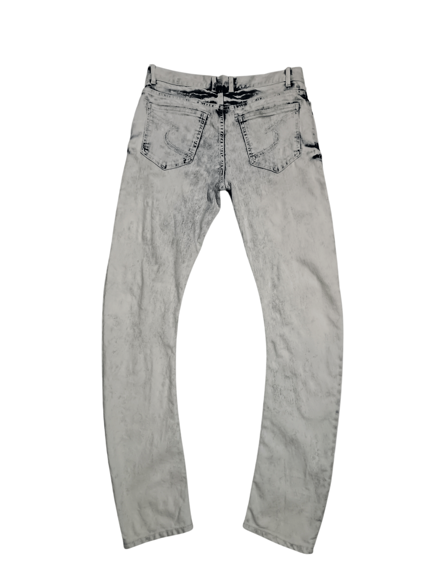 Japanese Brand × semanticdesign Sematic Design Acid Wash Denim Banana Pant Size US 31 - 8 Thumbnail