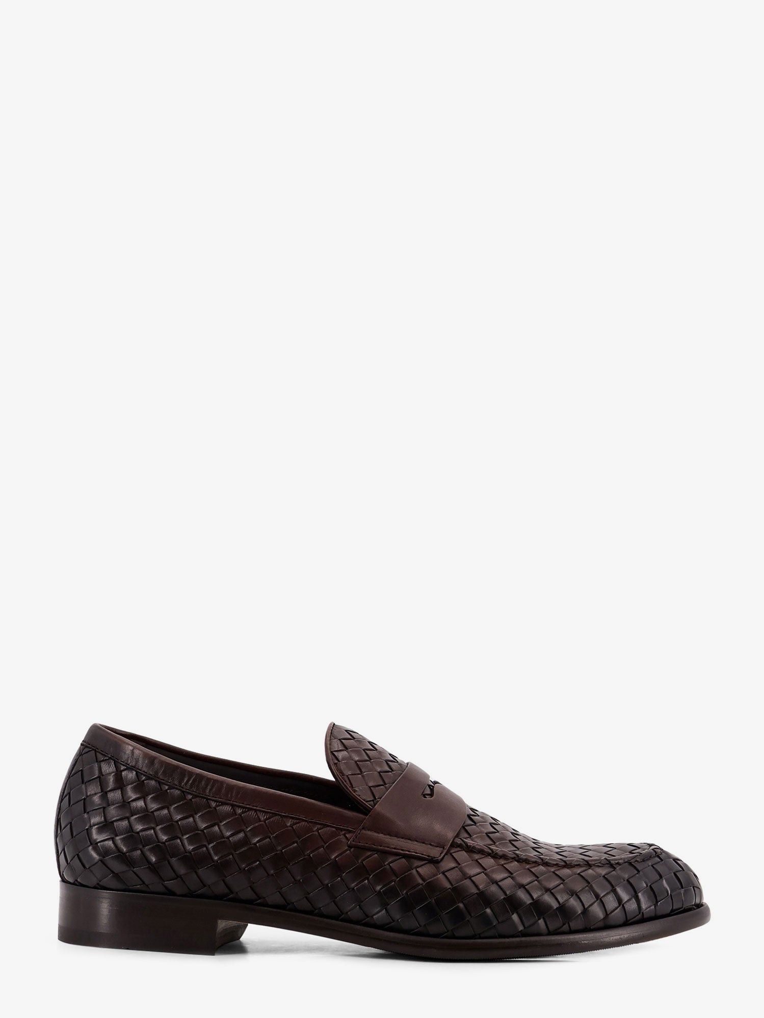 Doucal's Adler Leather Loafers With Woven Pattern Size US 12 / EU 45 - 1 Thumbnail