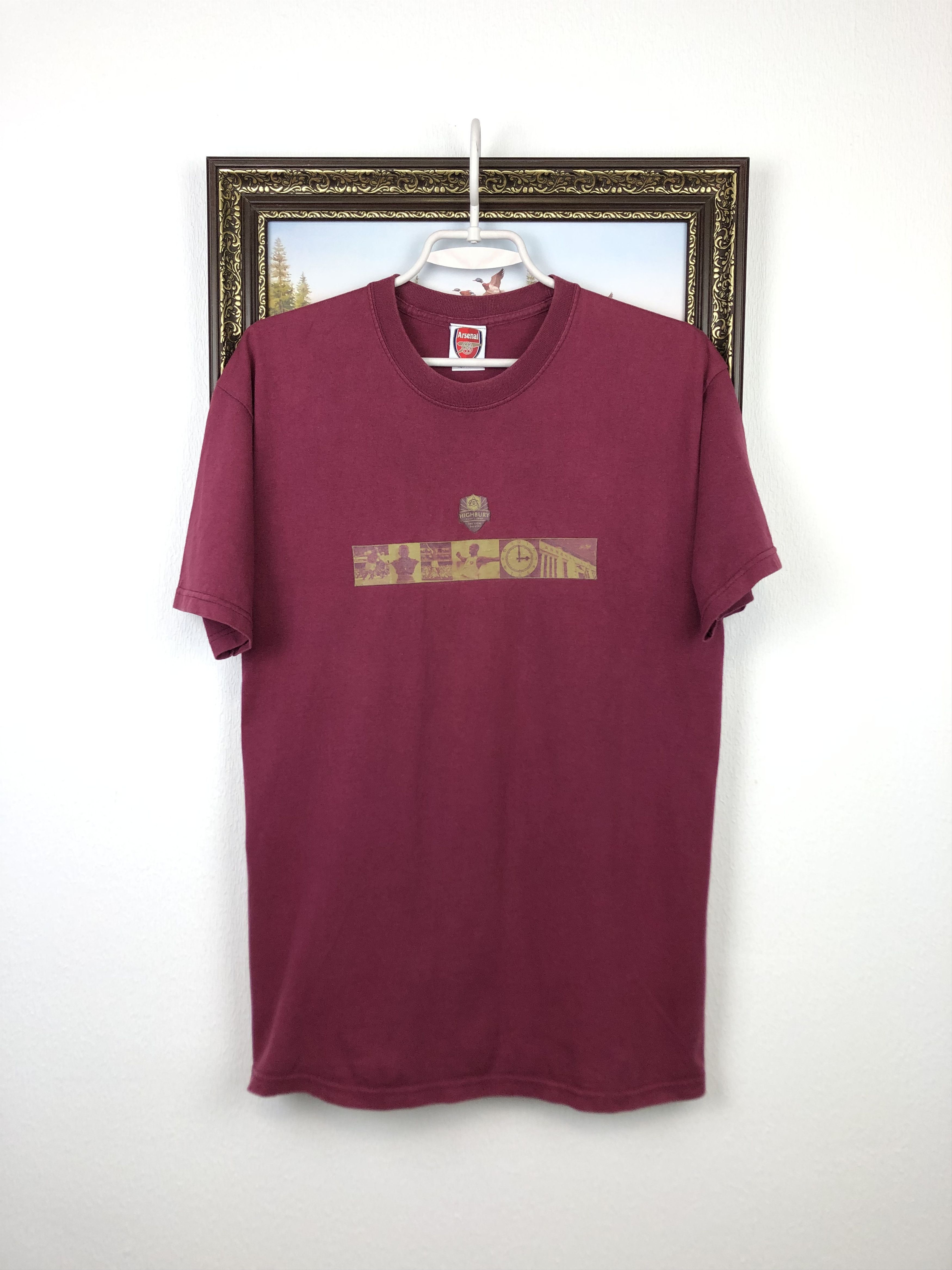 Vintage Vintage Arsenal Football Shirt Highbury Stadium Soccer Tee Size US M / EU 48-50 / 2 - 1 Thumbnail