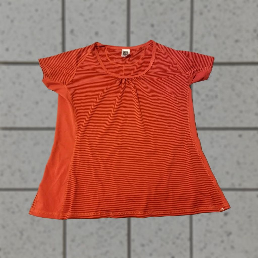 The North Face VINTAGE? The North Face Shirt XL Orange Striped Athletic Outdoor Womens Size XL / US 12-14 / IT 48-50 - 1 Thumbnail