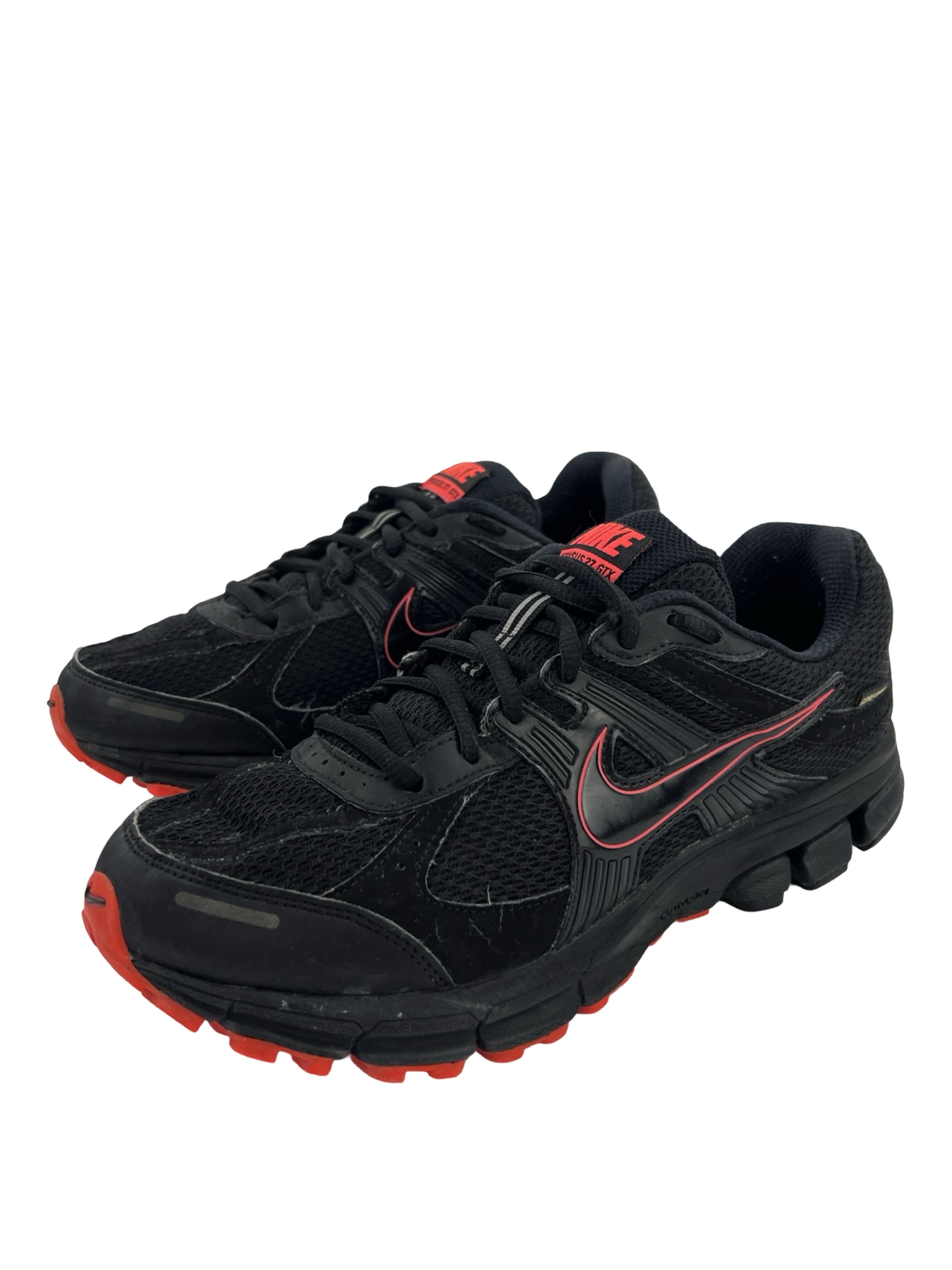 Nike Pegasus 27 Gtx Gore-Tex Sneakers Nike + Running Shoes in Black, Women's