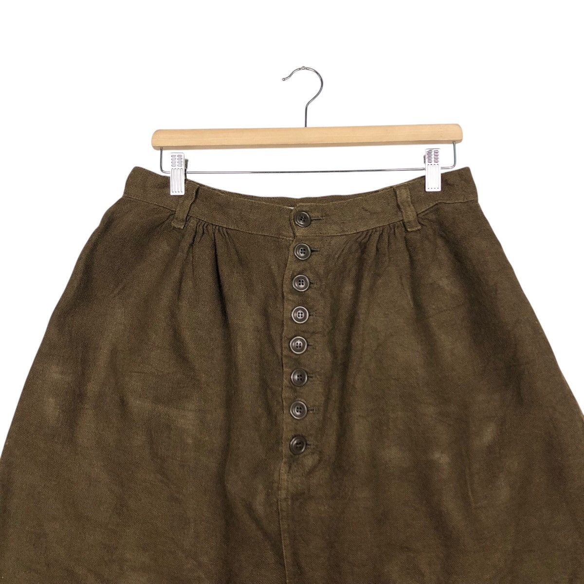Sunao Kuwahara 📌Rich Brown Vintage Short Pants Sunaokuwahara Issey Miyake Size 30" / US 8 / IT 44 - 4 Thumbnail