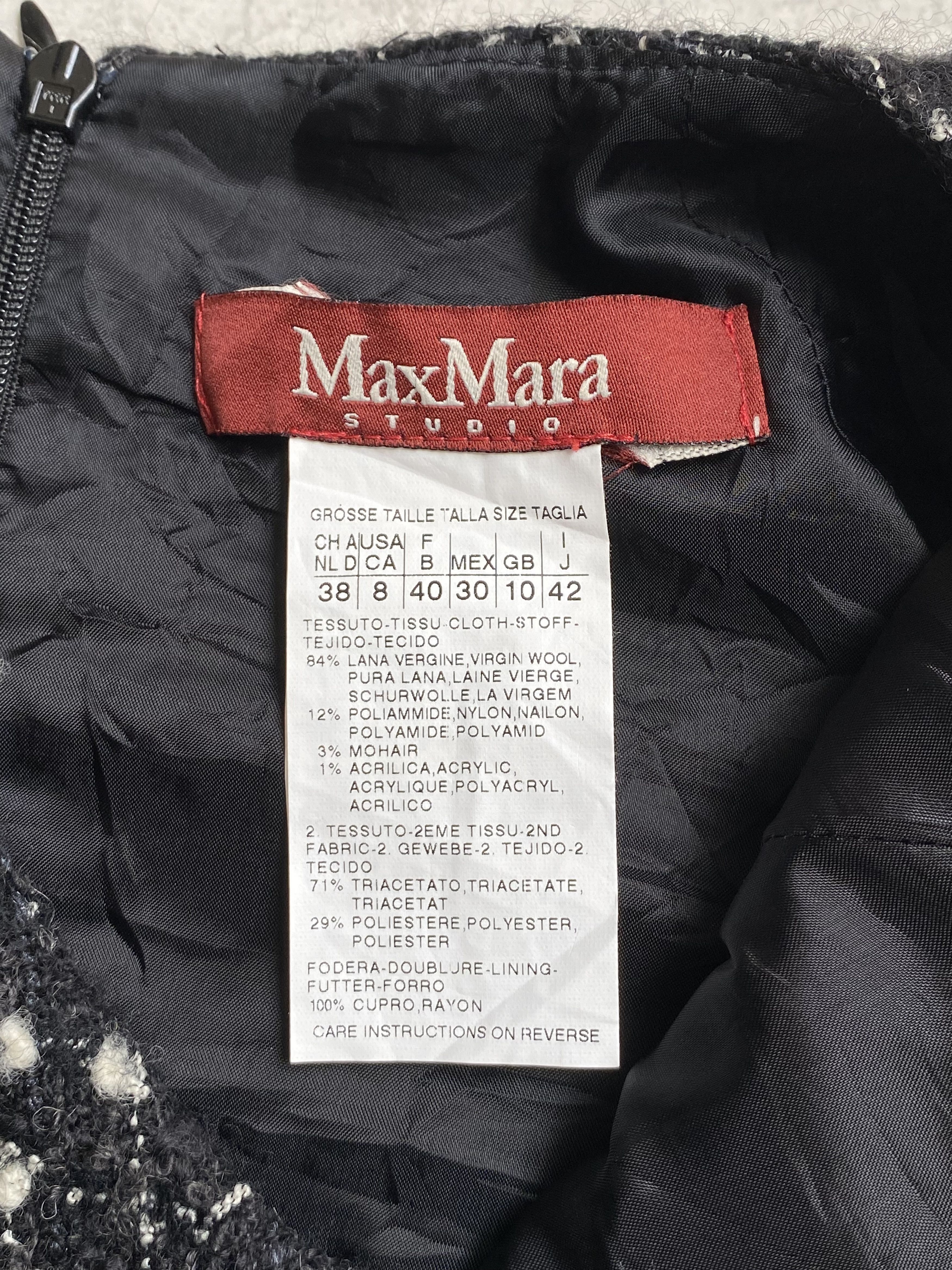 Max Mara MAX MARA Studio Chanel Knit Midi Dress Size XS / US 0-2 / IT 36-38 - 16 Thumbnail