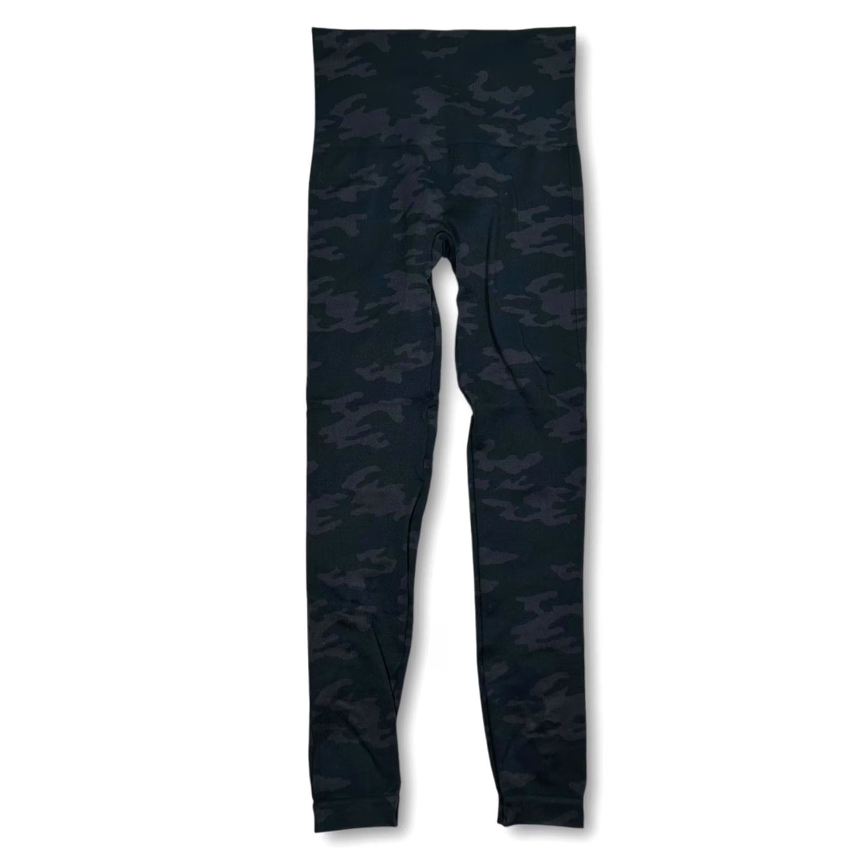 Spanx Spanx Camo Seamless Leggings High Waisted Tummy Control Athleisure Black Legging Size 28" / US 6 / IT 42 - 2 Thumbnail