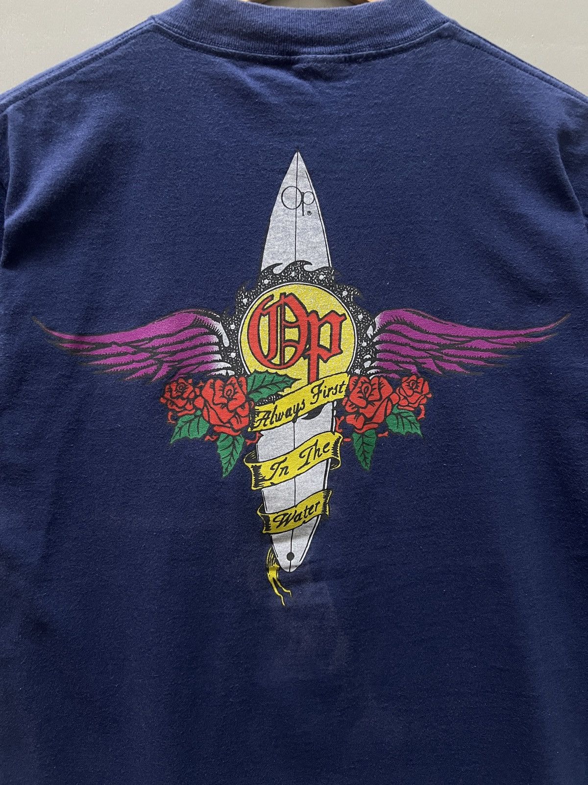 Ocean Pacific Vintage surf 90s Ocean Pacific Single Stitch Tees #M21 Size US M / EU 48-50 / 2 - 3 Thumbnail
