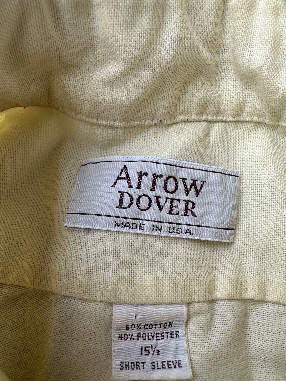 Vintage Ivory Arrow Dover made in USA button up oxford shirt Size US M / EU 48-50 / 2 - 4 Thumbnail