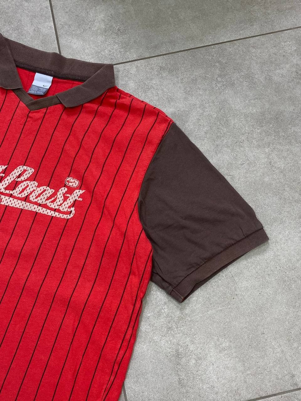 Nike Vintage Nike 2000s West Coast Oregon Striped Baseball Tee Size US XL / EU 56 / 4 - 4 Thumbnail