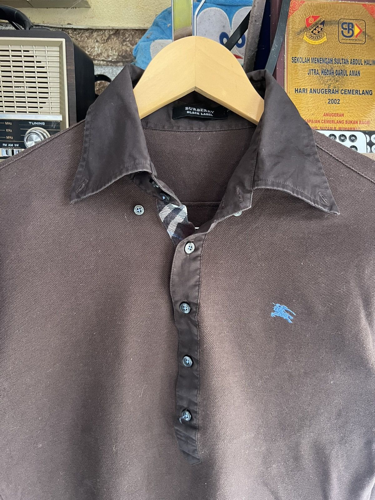 Burberry 🔥Burberry Black Label Long Sleeves Colar Size US S / EU 44-46 / 1 - 3 Thumbnail