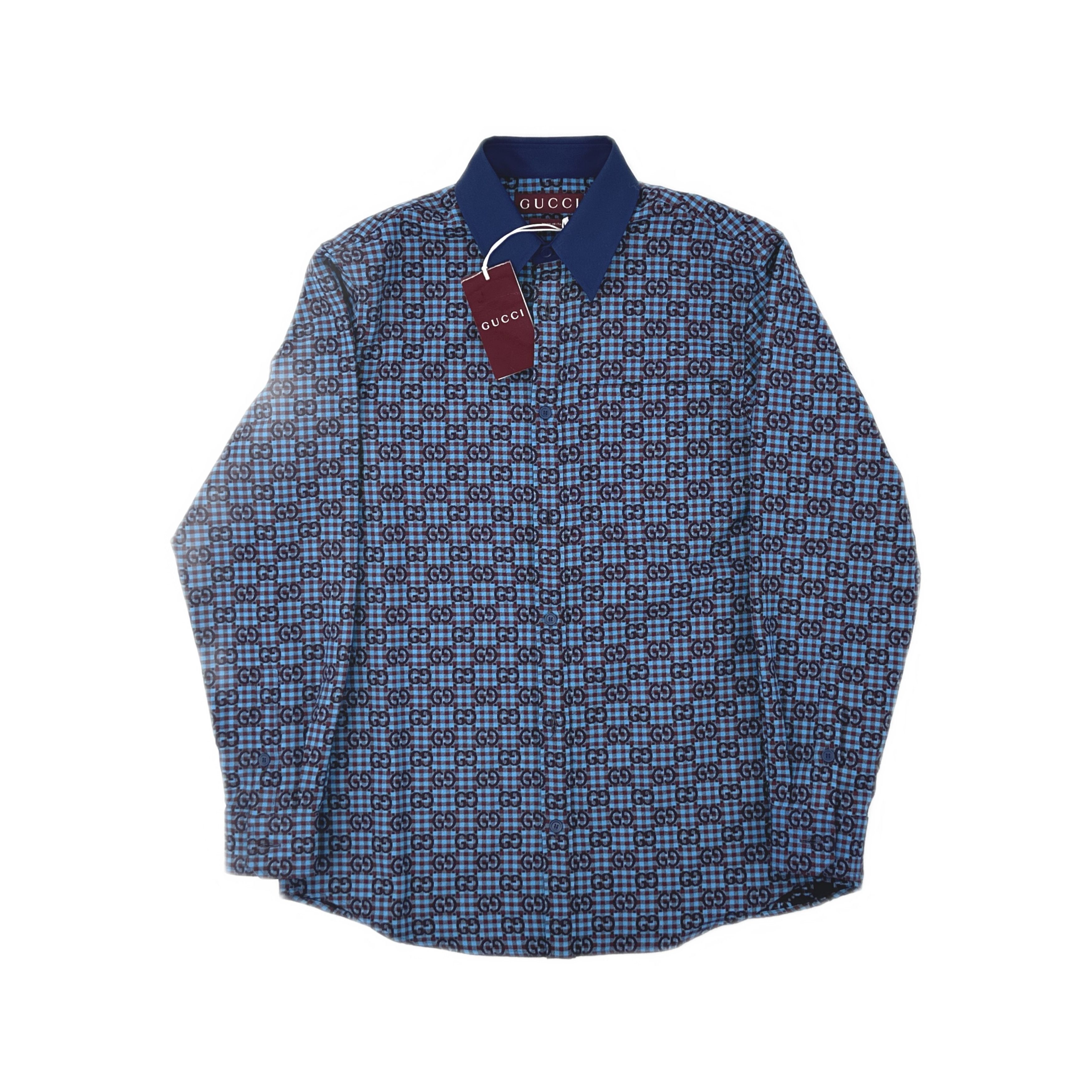 Gucci Gucci GG Logo Button Up Shirt Size S Size US S / EU 44-46 / 1 - 1 Thumbnail